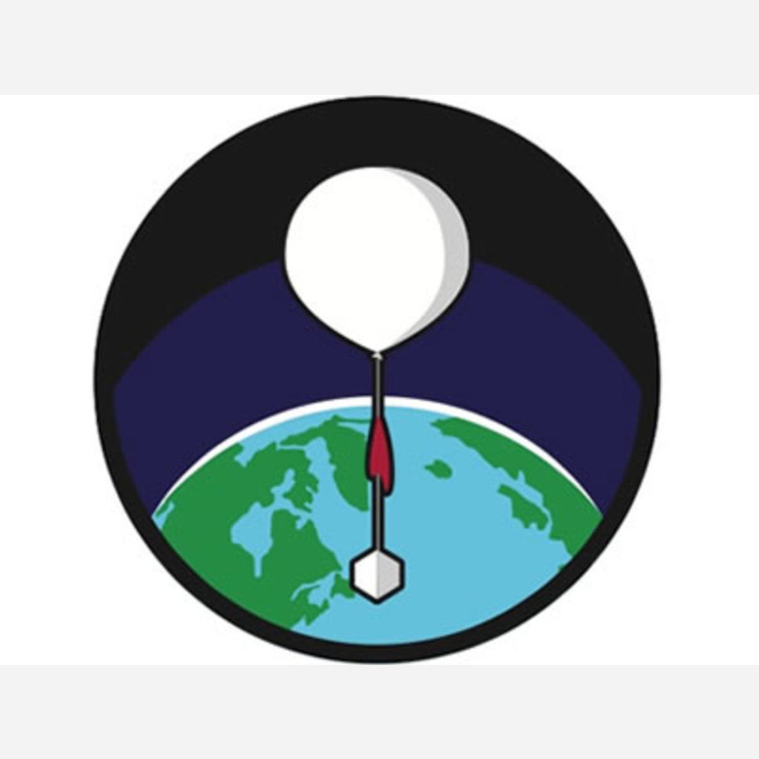 High-altitude Balloon Decorative Sticker for Laptops and Workbenches