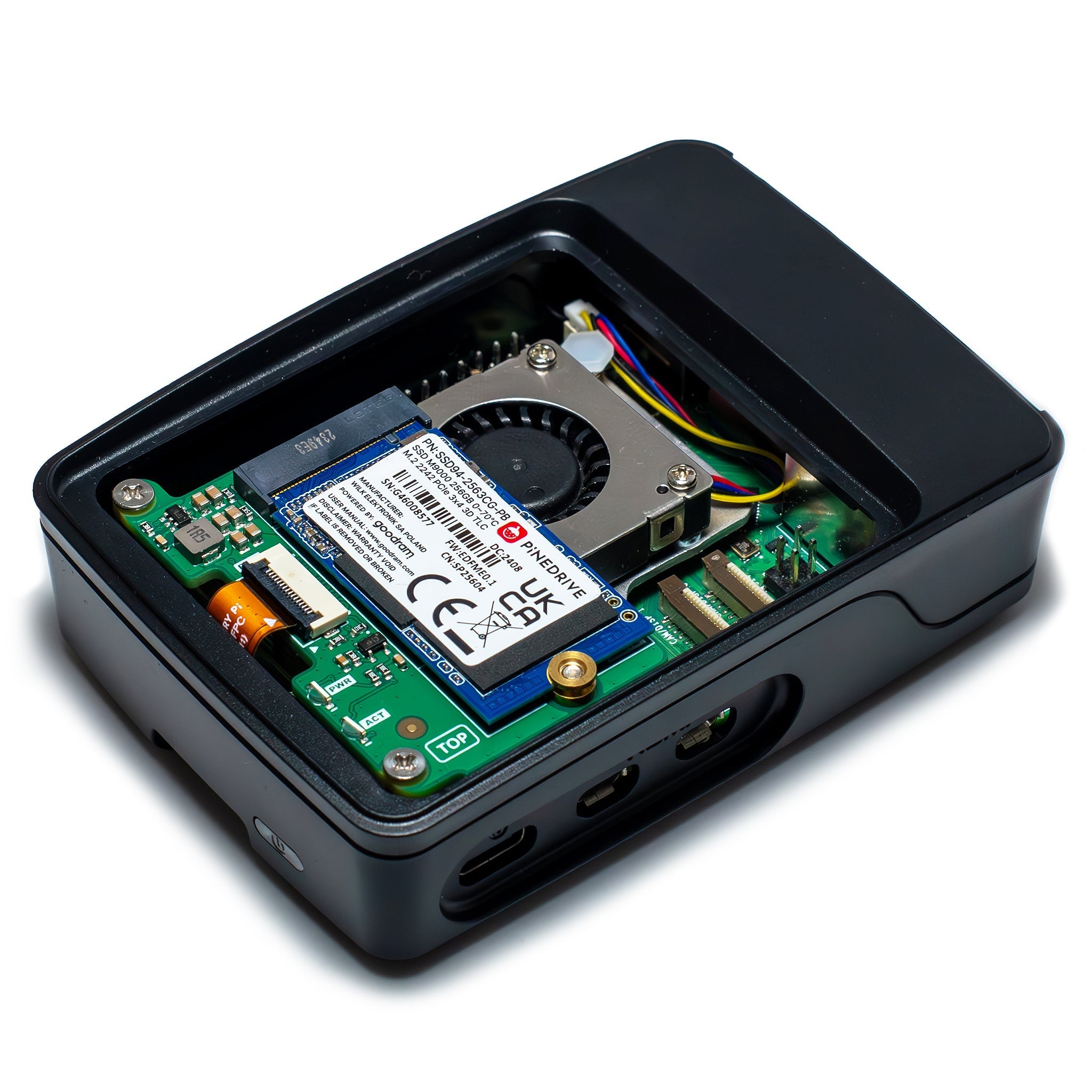 Pineboards HatDrive! Nano - Compact M.2 HAT for Raspberry Pi 5