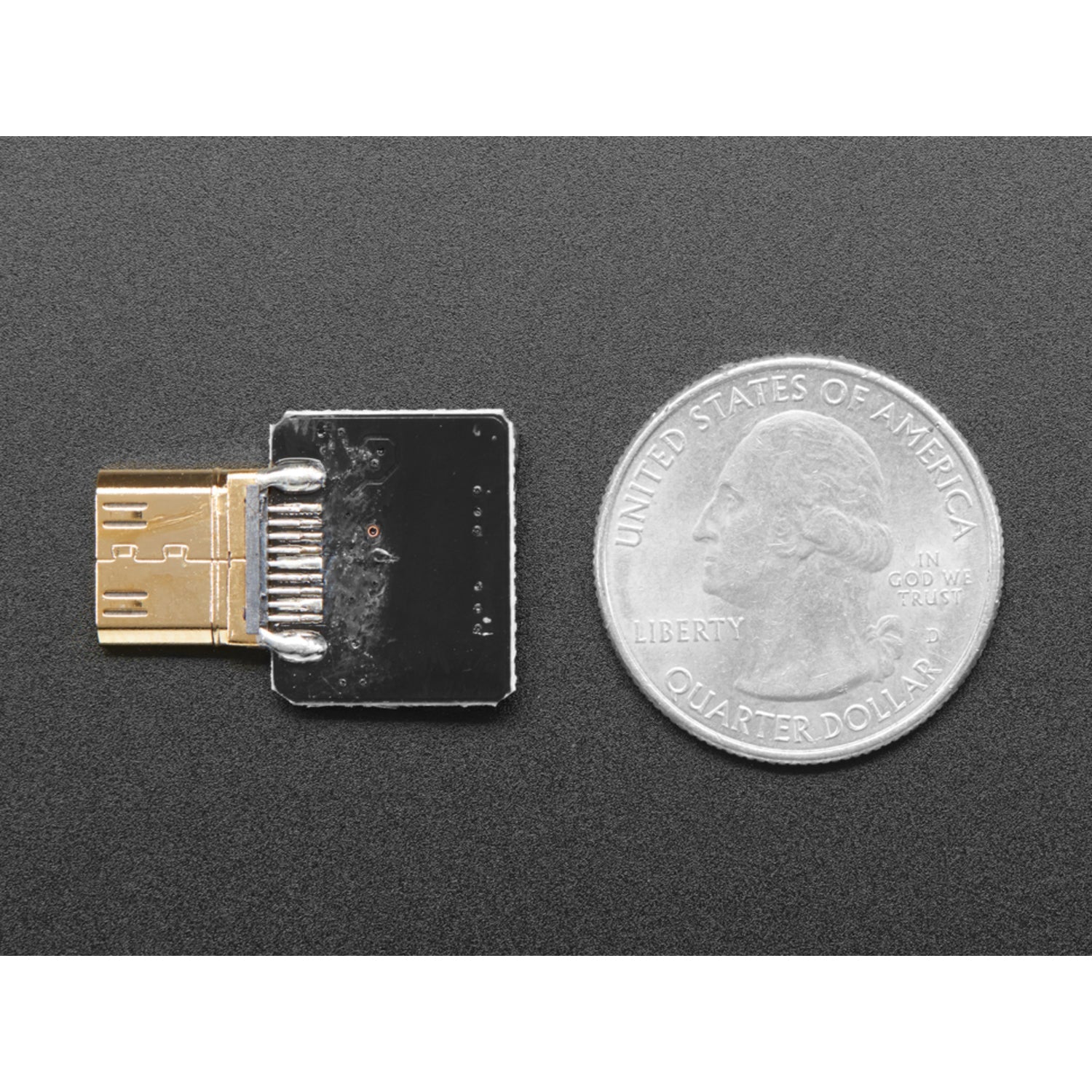 Do - It - Yourself (DIY) HDMI Cable Component Parts - Straight Mini HDMI Plug Adapter for Custom Cable Building