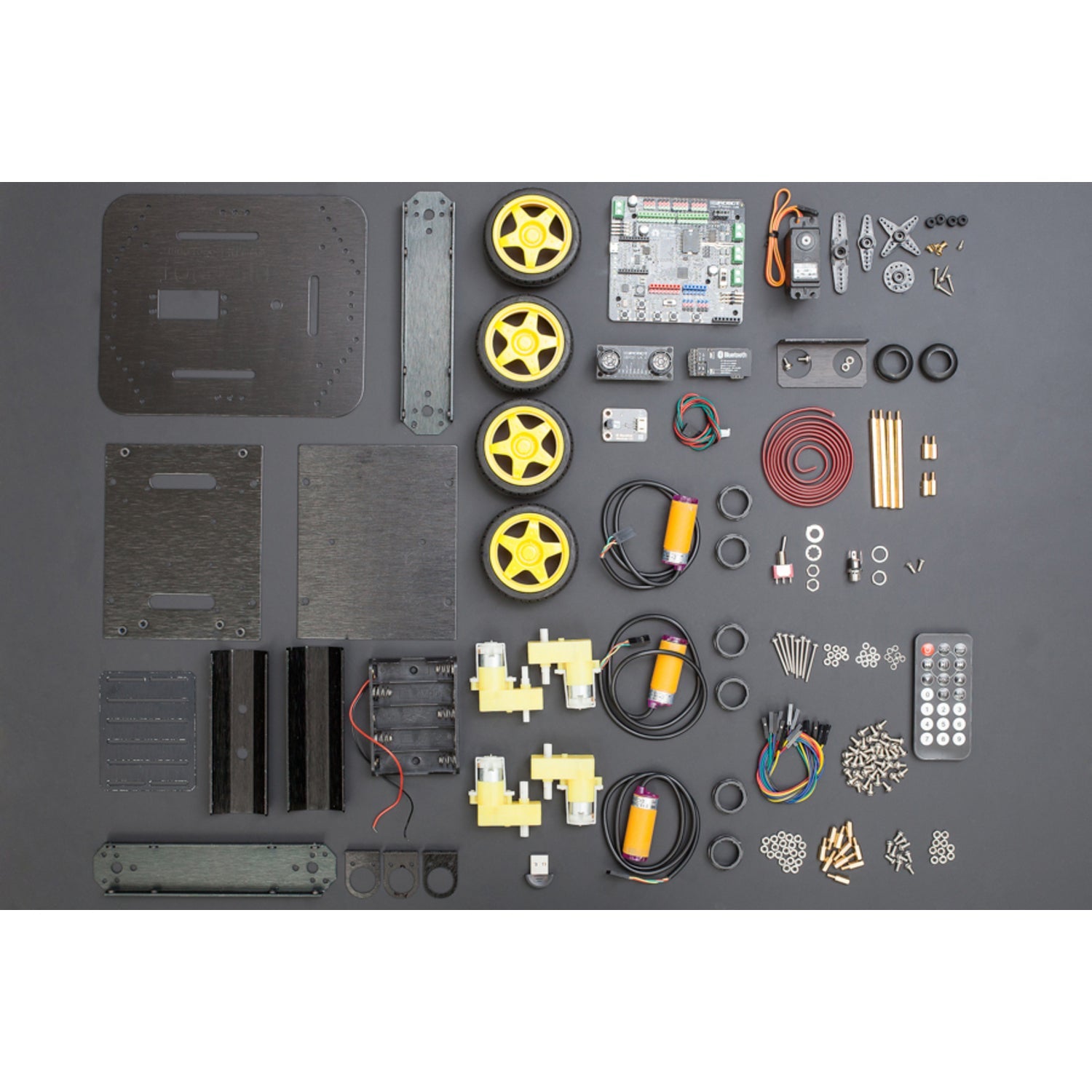 DIY Android-Compatible Remote Control Robot Building Kit for Hobbyists and Enthusiasts