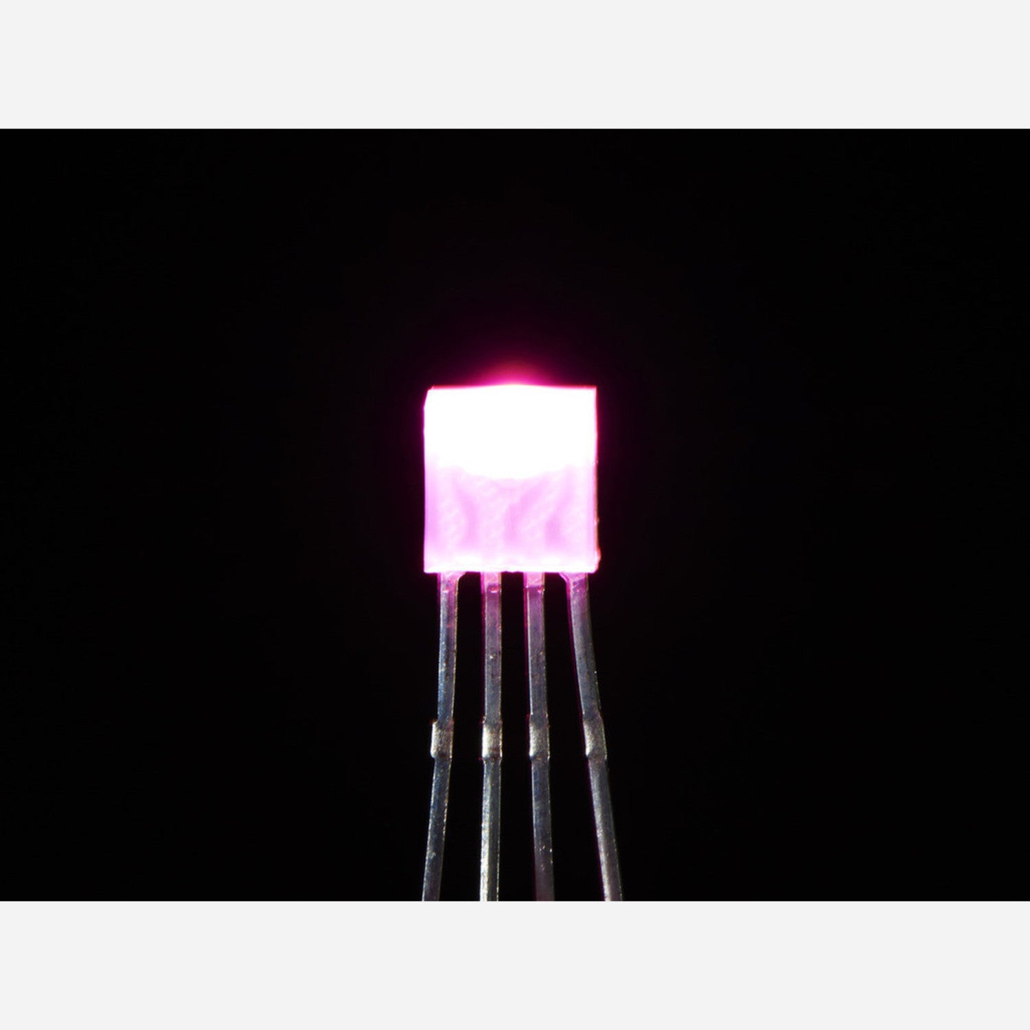 10-Pack Diffused 5mm Rectangular RGB LEDs for Colorful Lighting