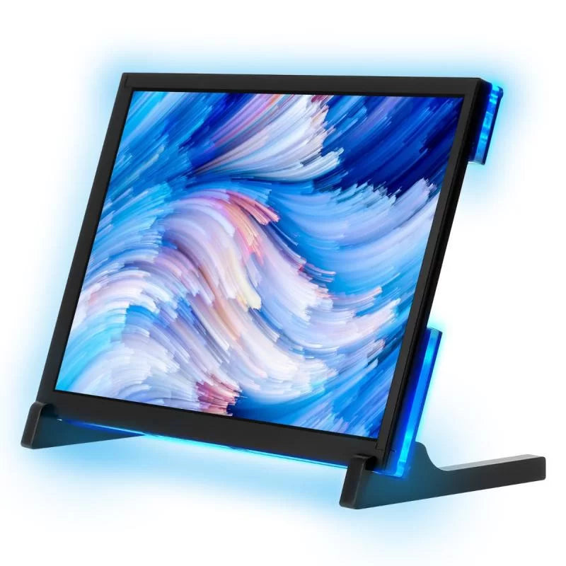 10.1-inch IPS Capacitive Touch Screen Monitor with RGB Animated Lighting, Compatible with Raspberry Pi and Multiple Mainstream Development Boards