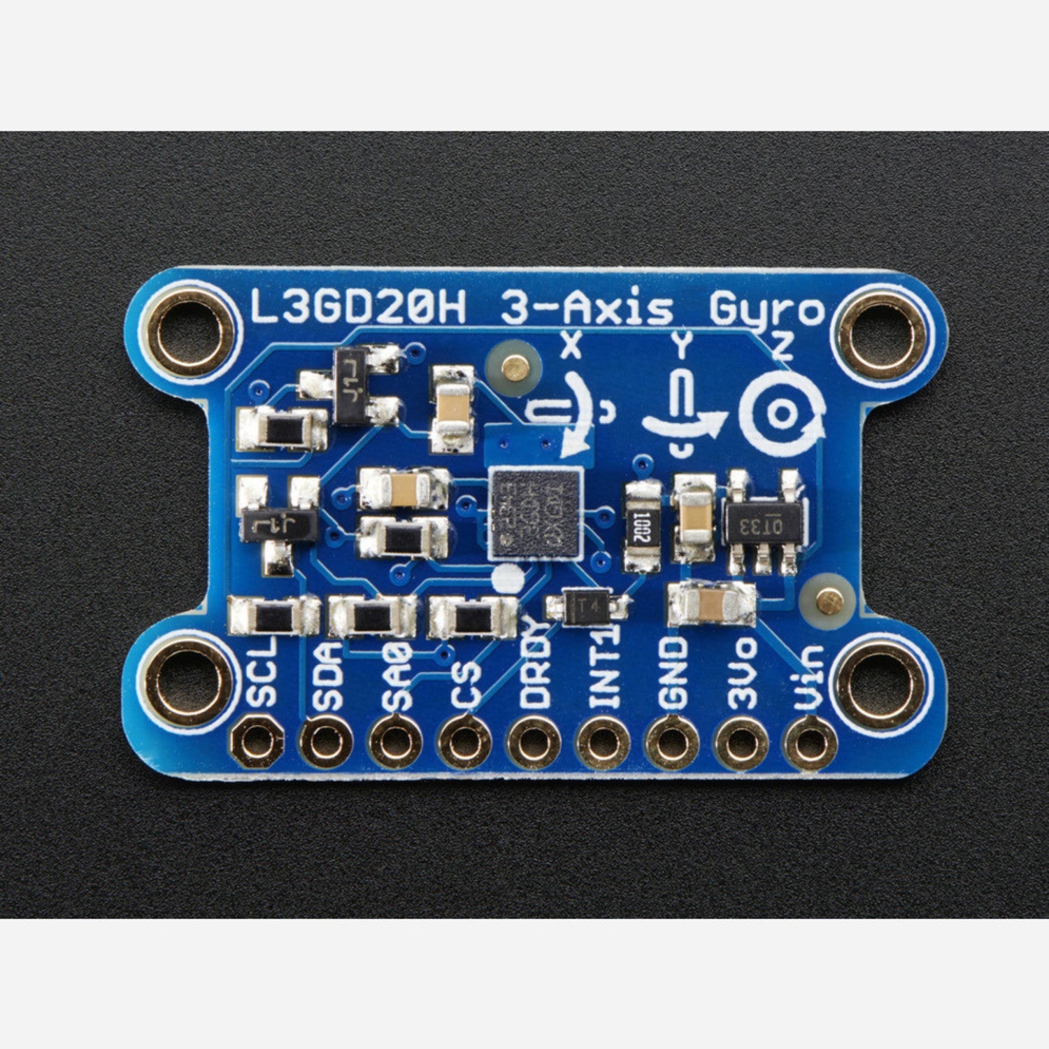 L3GD20H Triple - Axis Gyroscope Breakout Board: An Upgrade from L3GD20/L3G4200 for Precise Motion Sensing [L3GD20H]