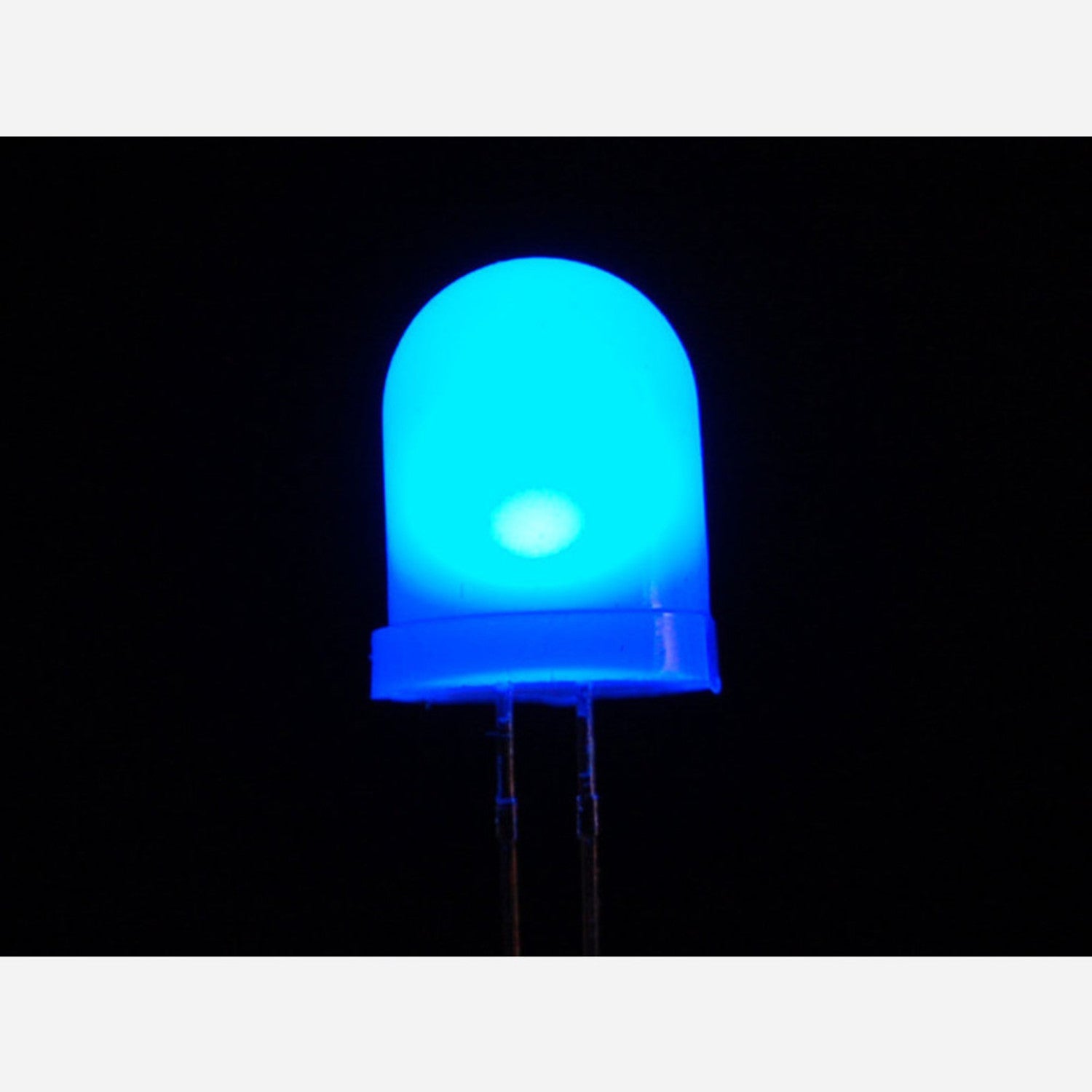Pack of 25 Large 10mm Diffused Blue Light-Emitting Diodes (LEDs)
