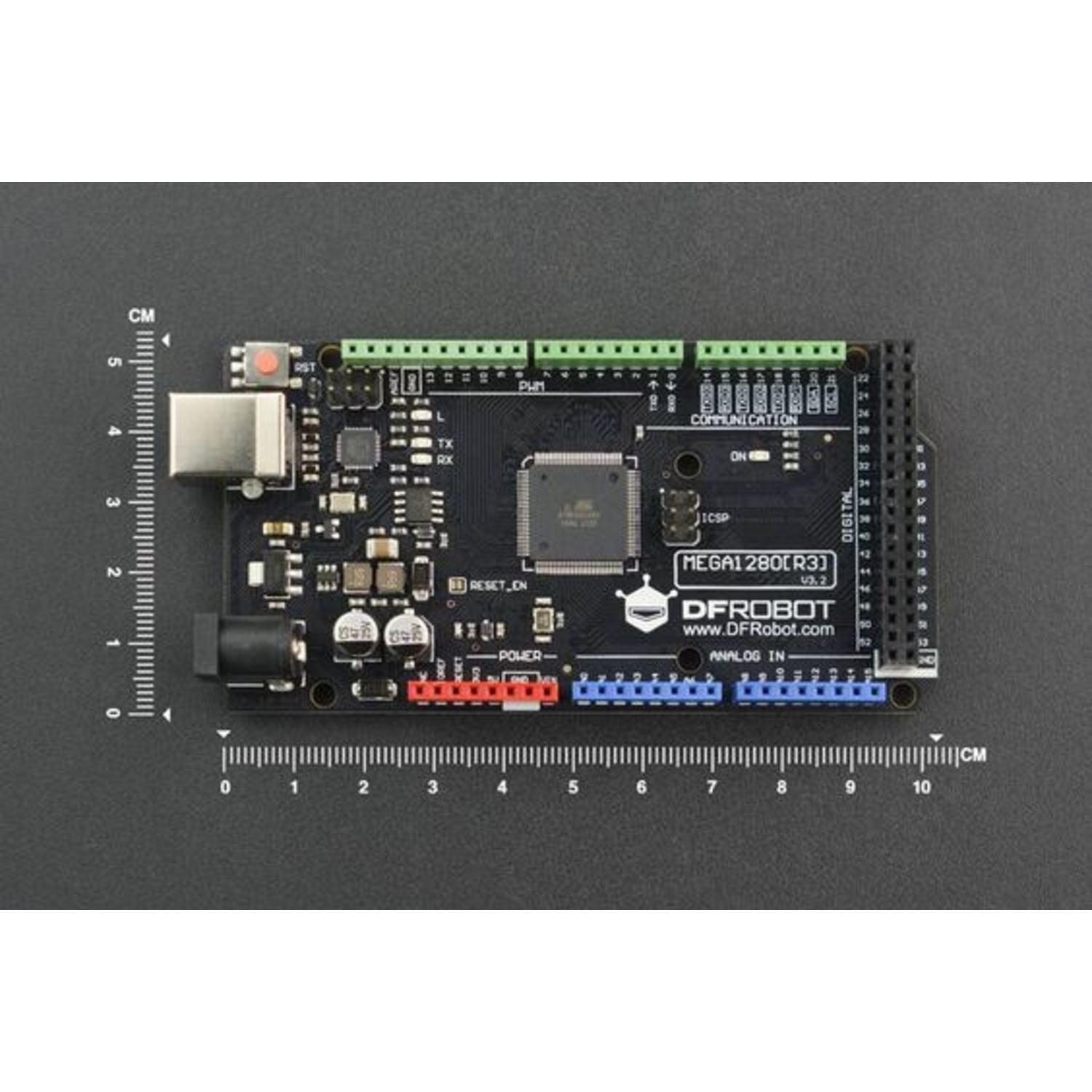 DFRduino Mega1280 - A Cost - effective Microcontroller Board Compatible with Arduino Mega
