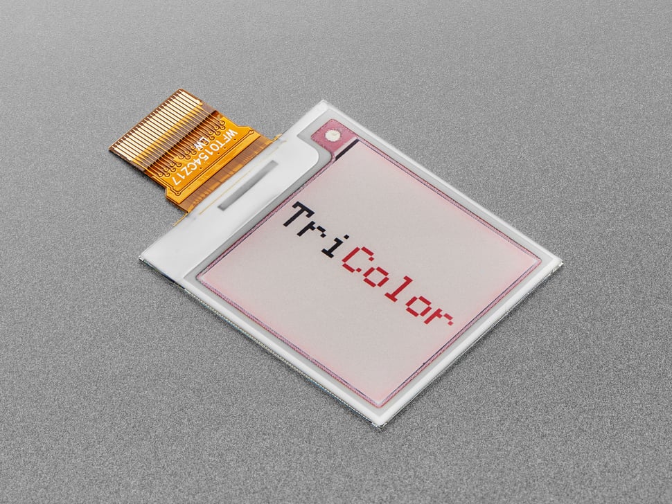 1.54-inch 152x152 Tri-Color eInk/ePaper Display Module - IL0373