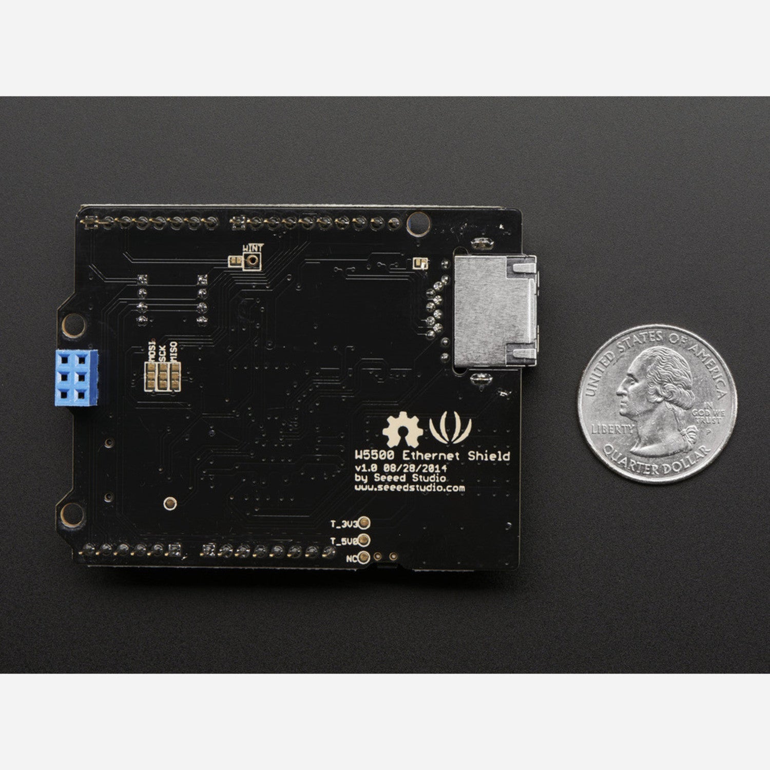 Arduino Ethernet Shield with W5500 Chipset for Internet - Enabled Projects