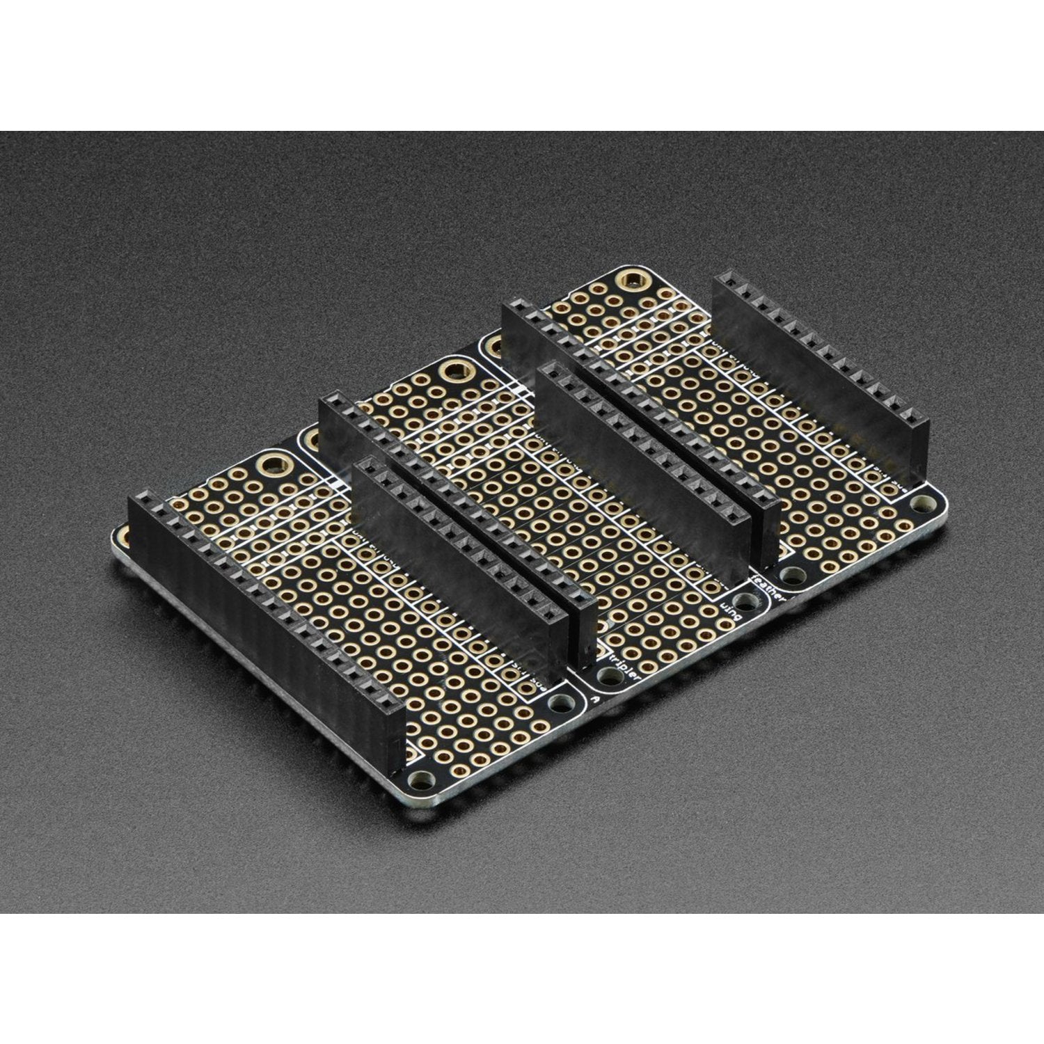 Mini Prototyping Add - on Kit for Feathers: FeatherWing Tripler