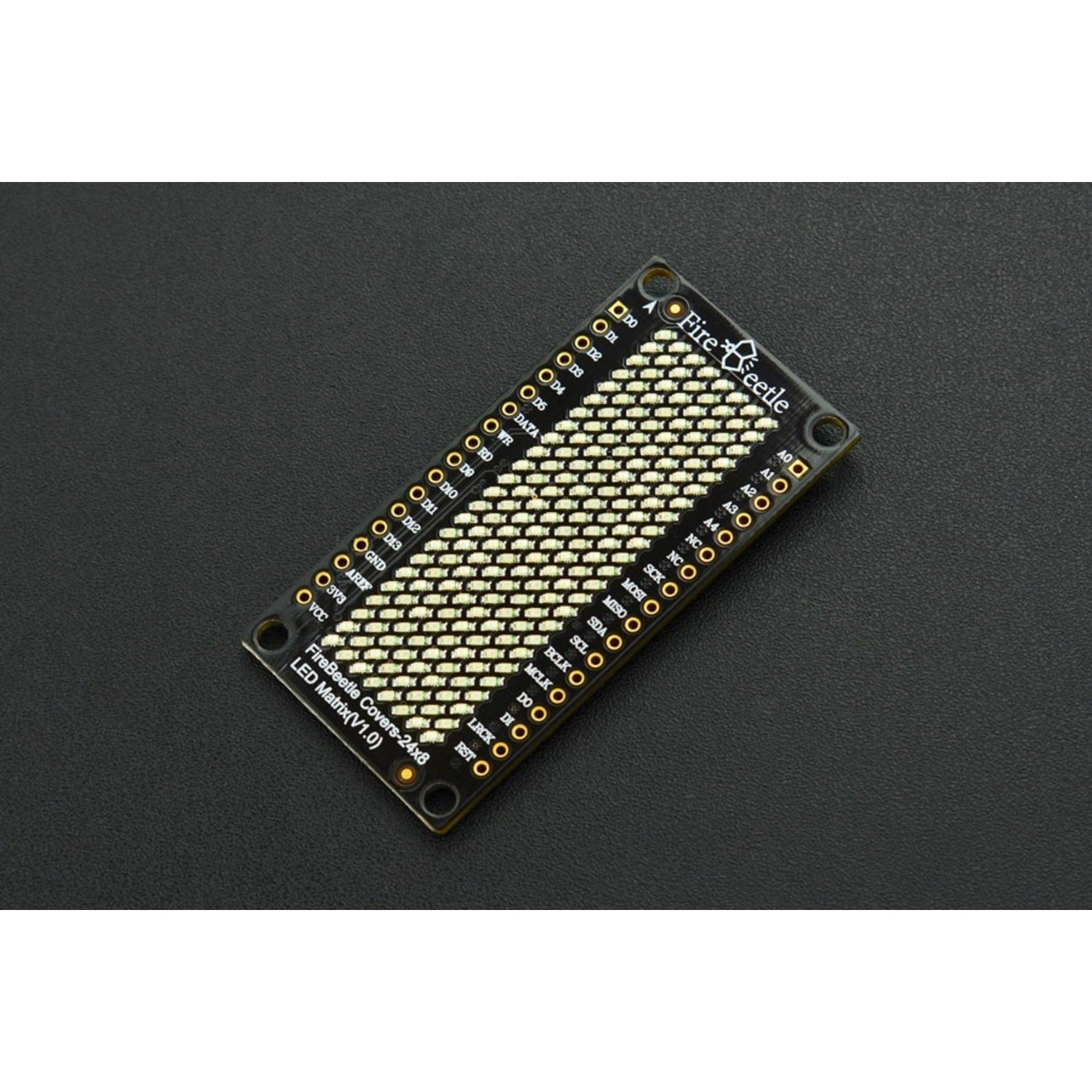 Red 24x8 LED Matrix FireBeetle Covers for Low - power IoT