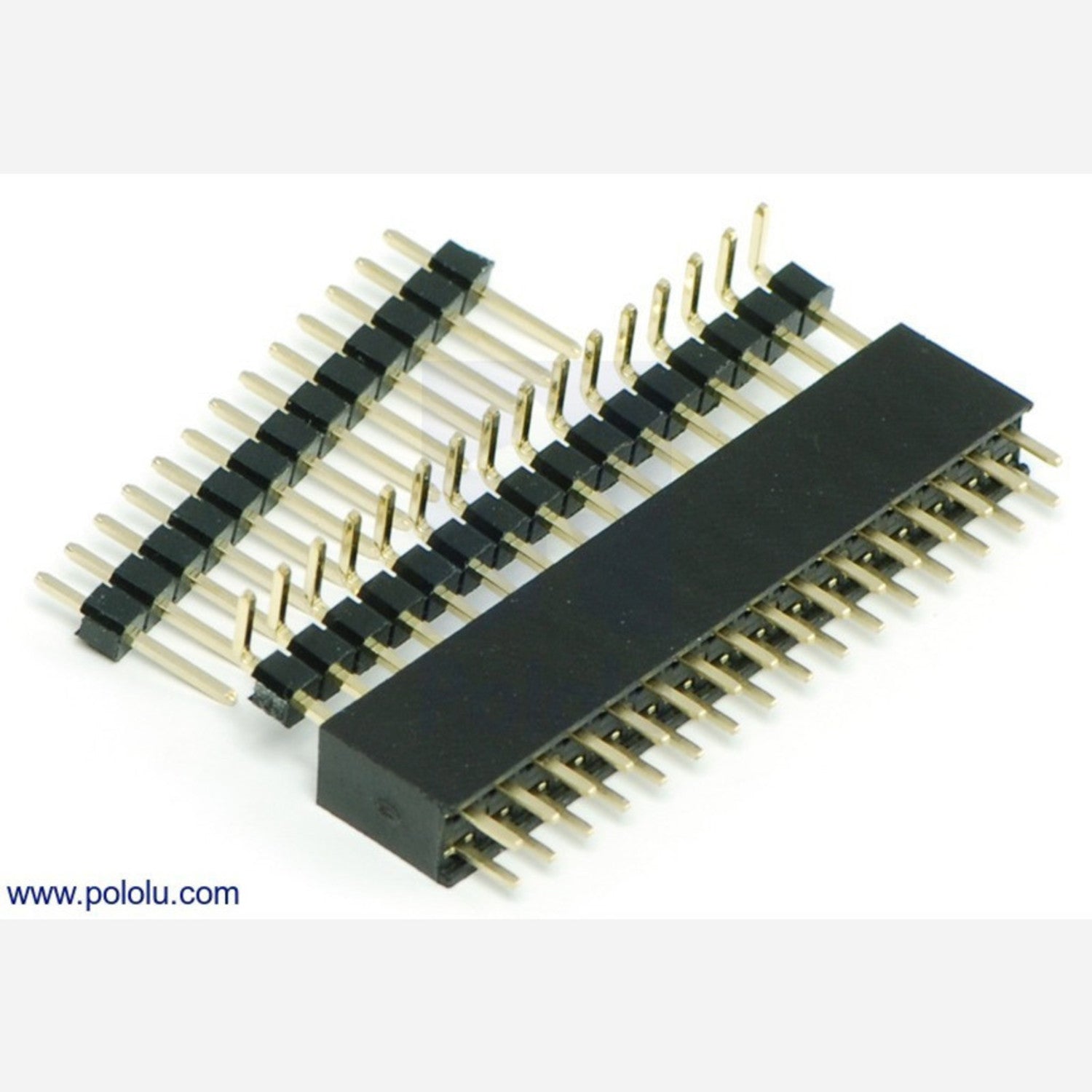 Electrical Connector - 0.100 Inch (2.54 mm) Female Header with a 2x16-Pin Straight Design