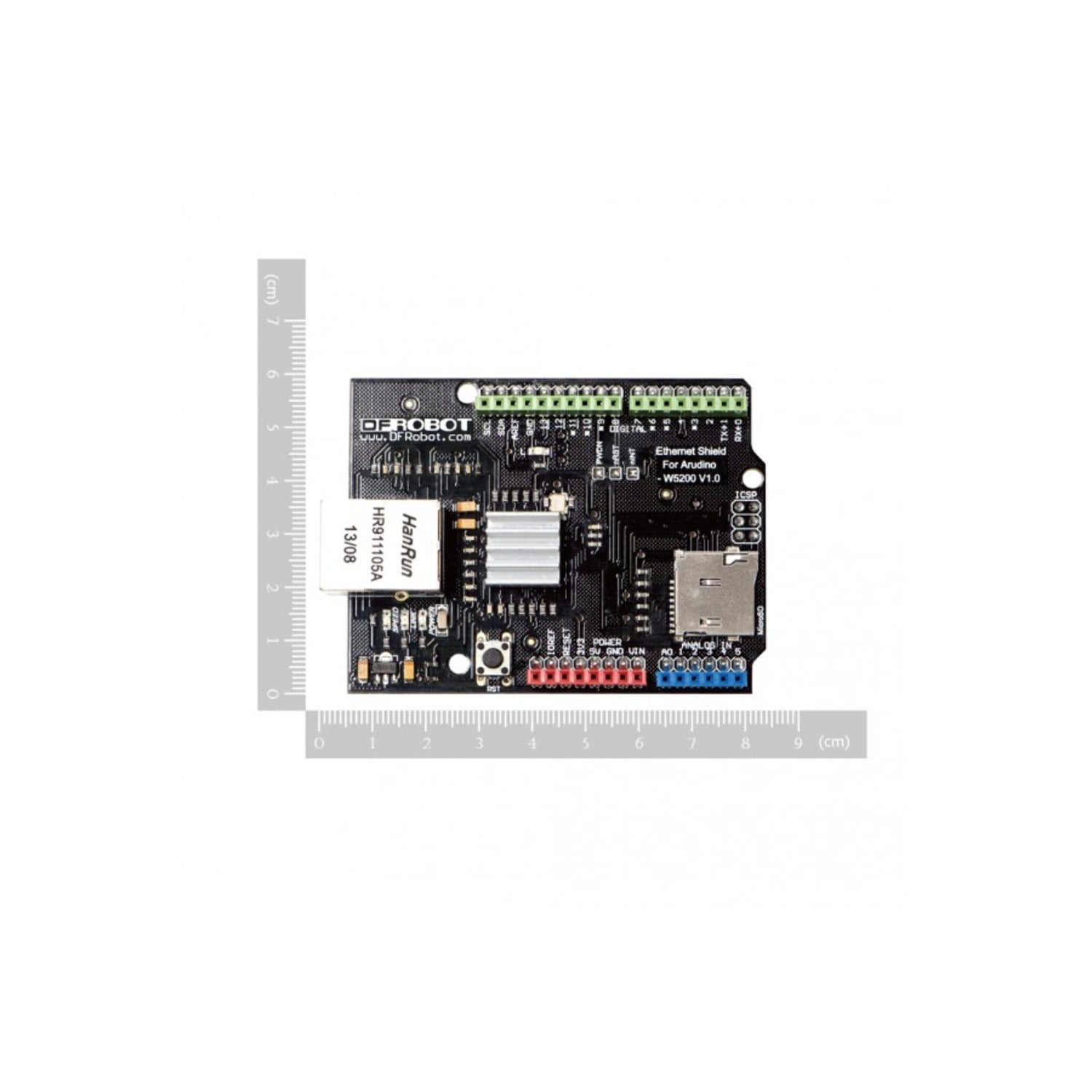 W5200-based Ethernet Shield for All Arduino Versions