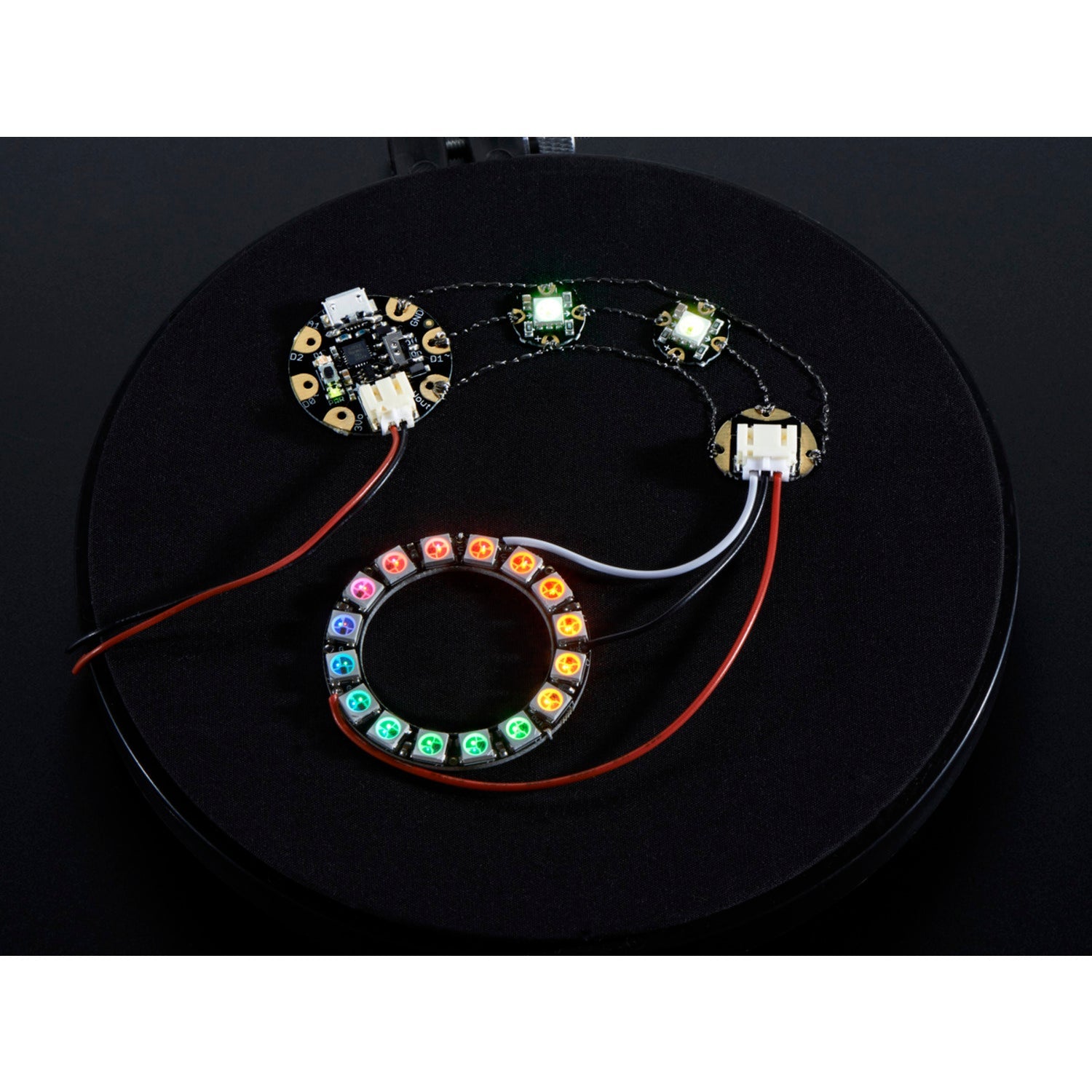 Sewable 3-Pin JST Wiring Adapter for Easy Flora Connections