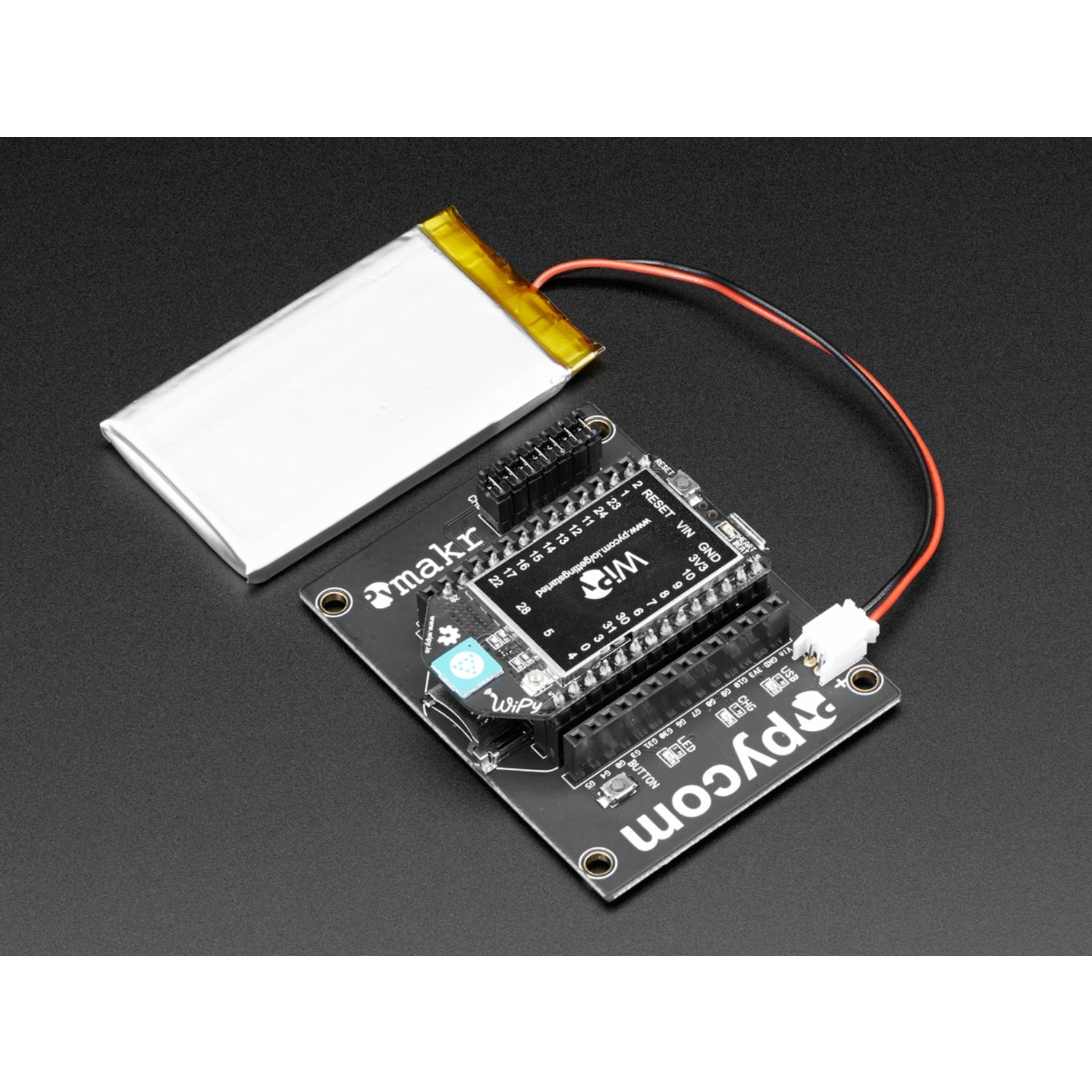 Expansion Board Accessory for WiPy Internet of Things (IoT) Development Platform