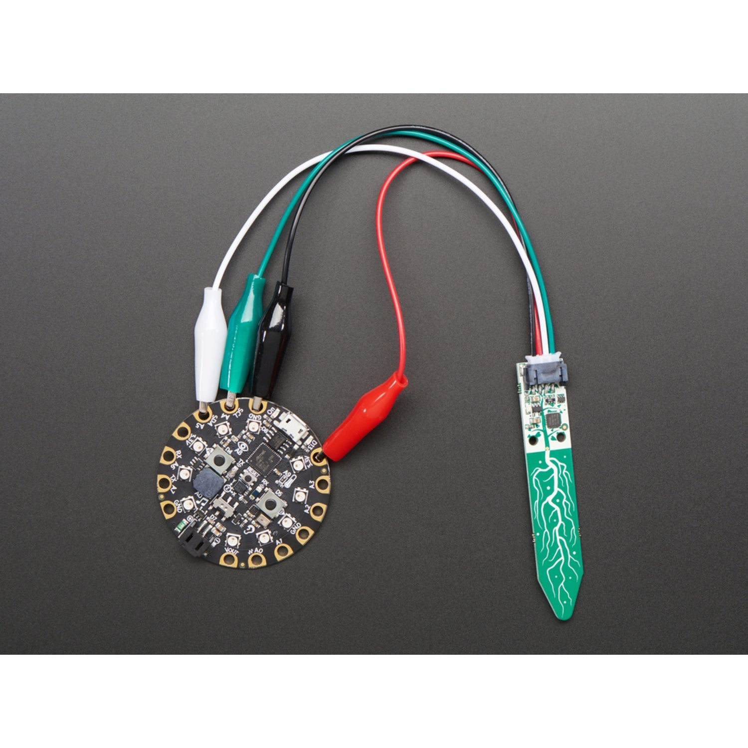 JST PH 4-pin Electrical Plug to Color Coded Mini Alligator Clips Connecting Cable