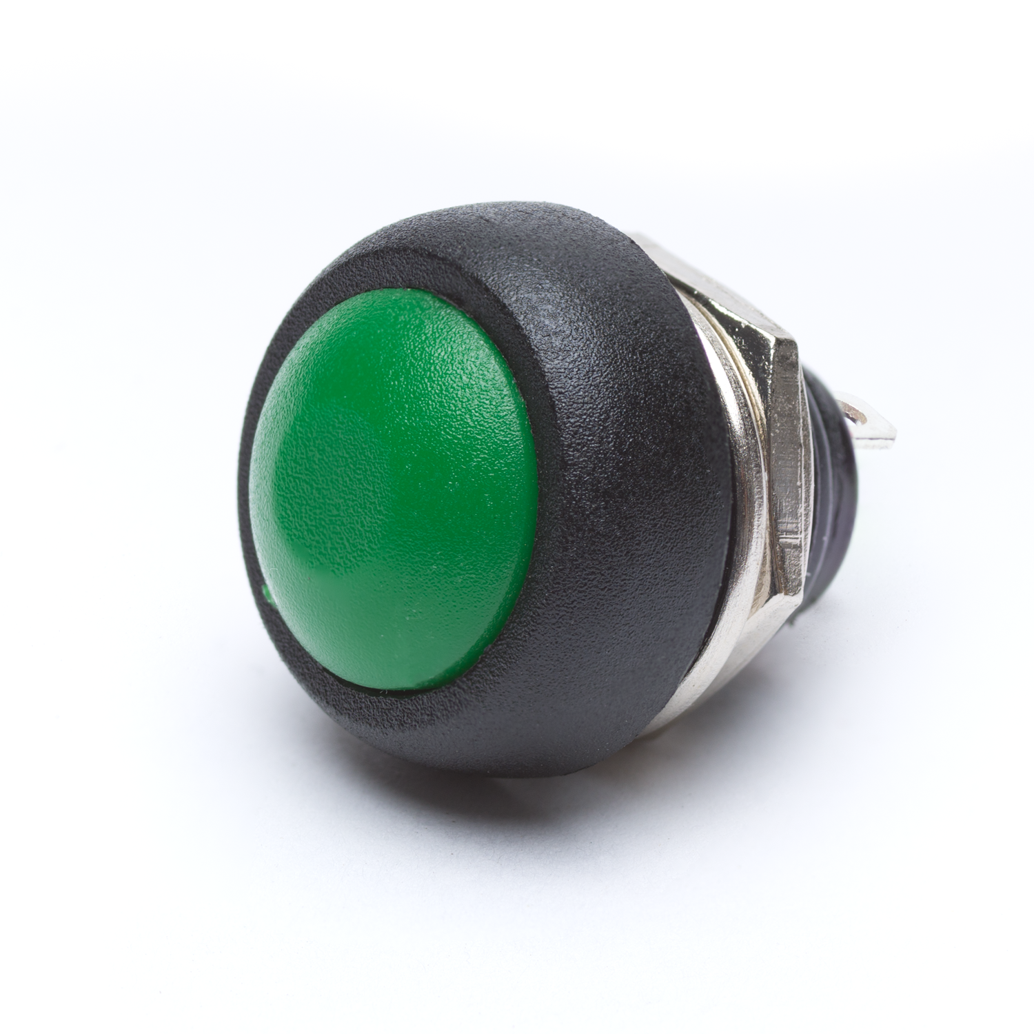 12mm Green Momentary Dome - Shaped Push Button