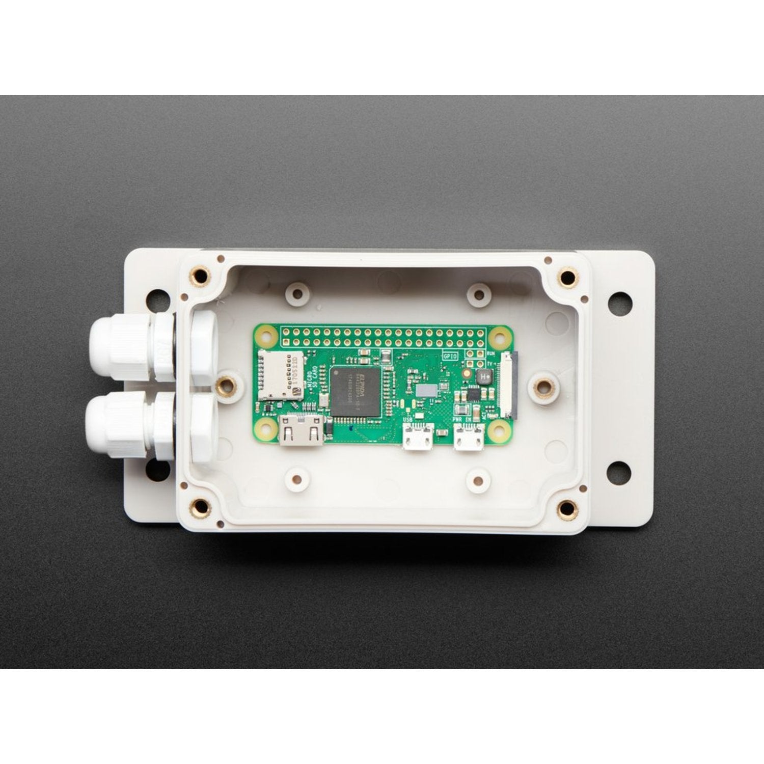 Industrial Flanged Weather - Resistant Enclosure Equipped with PG - 7 Cable Glands