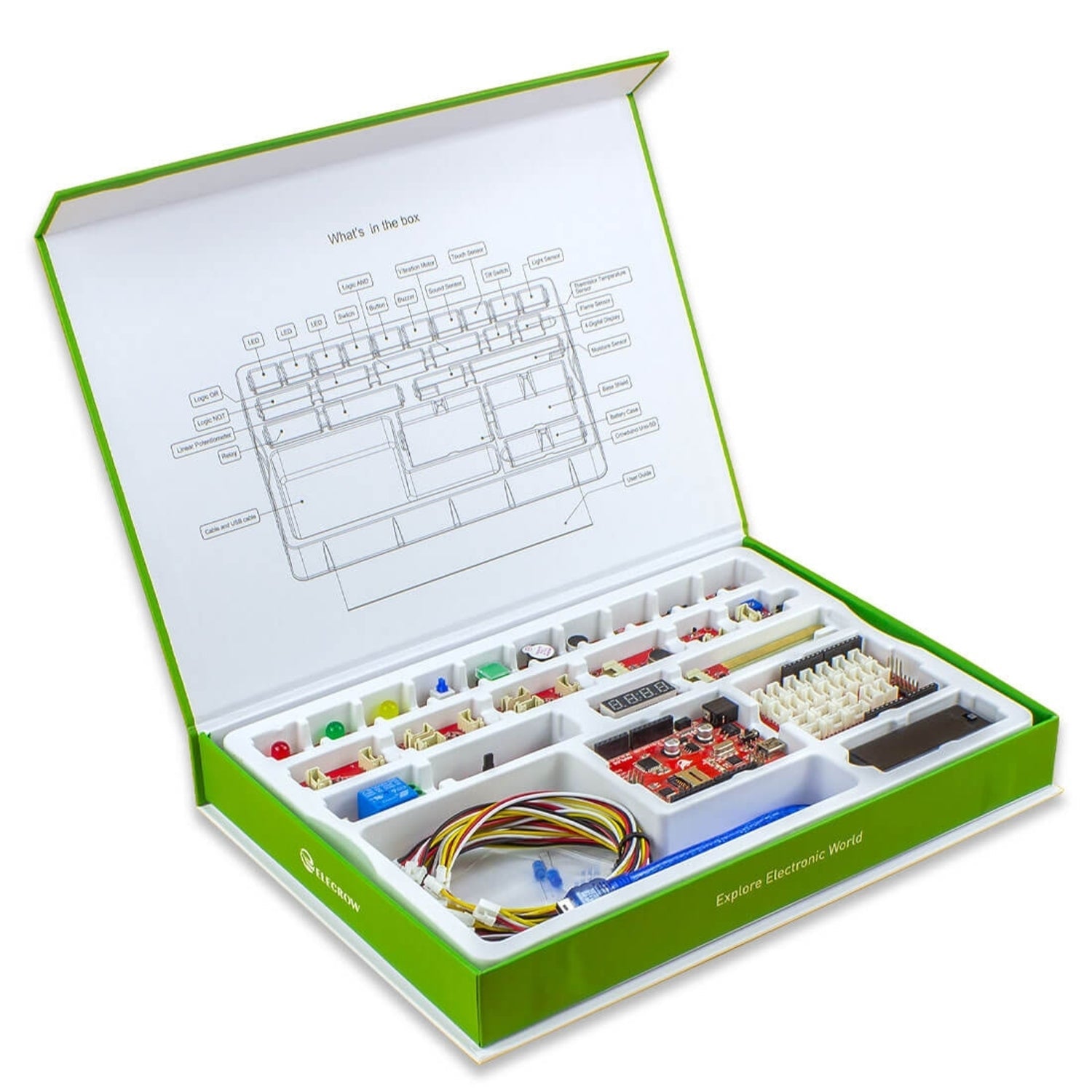 Comprehensive Crowtail Starter Kit Ideal for Arduino Beginners