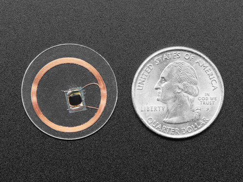 Transparent 13.56MHz RFID/NFC Tag with NTAG203 Chip for Multiple Applications