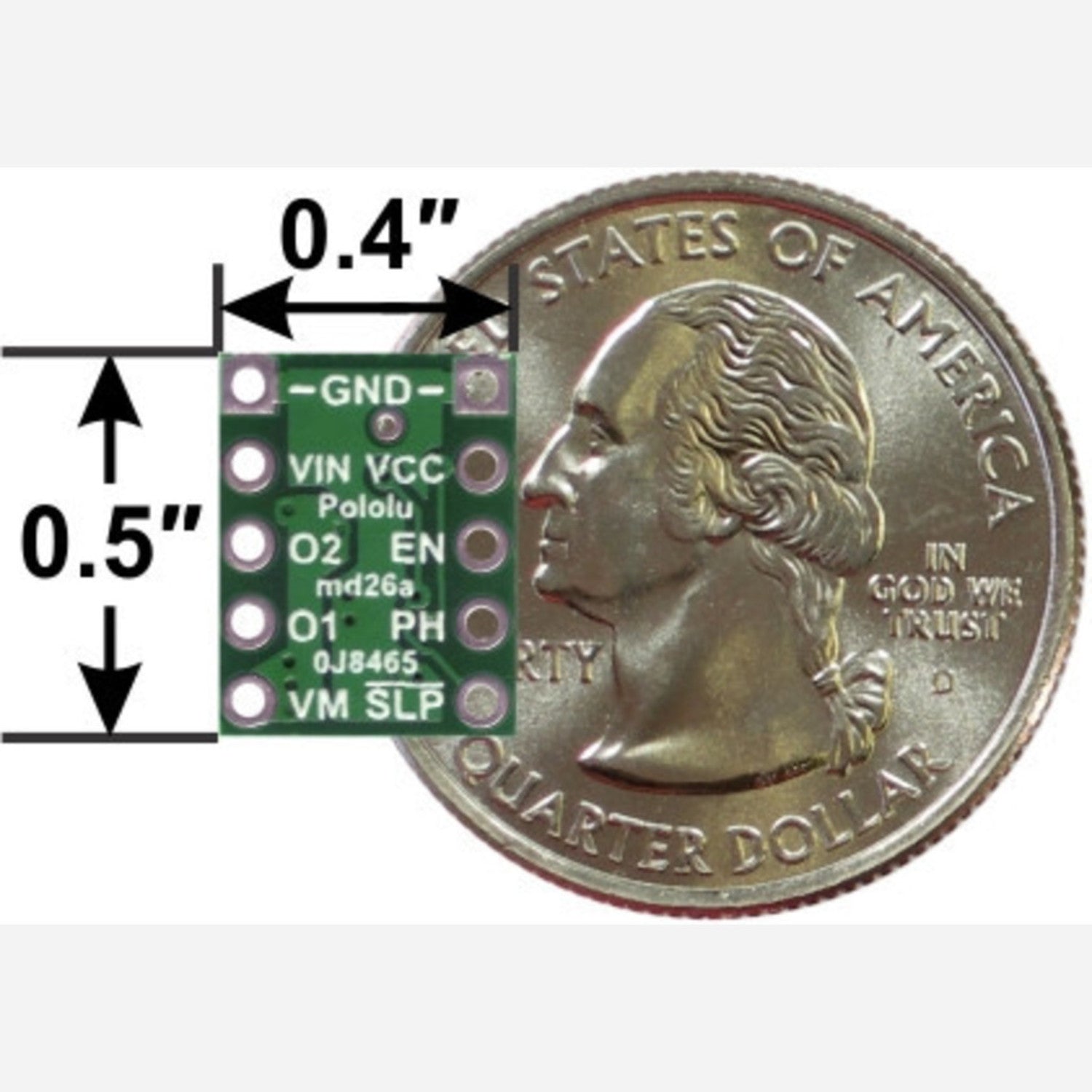 DRV8838 Compact Single Brushed DC Motor Driver Carrier with Easy Integration