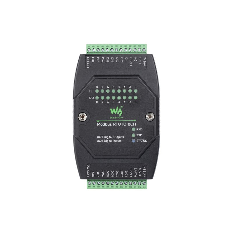Industrial Automation 8-Channel Digital Input and Output Module with Modbus RTU Protocol Support