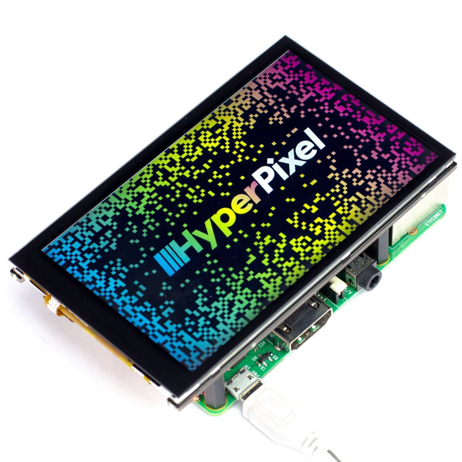 HyperPixel 4.0 High-Resolution TFT Display with Optional Capacitive Multi-Touch for Raspberry Pi
