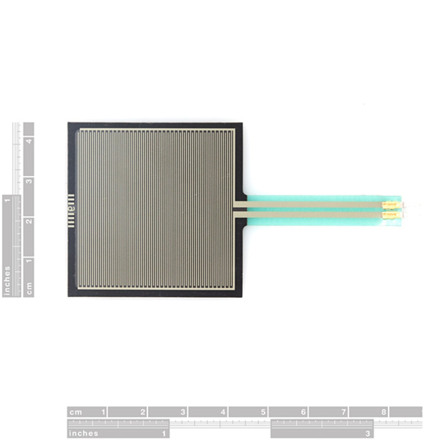 Square-shaped Force Sensitive Resistor for Pressure Sensing Applications