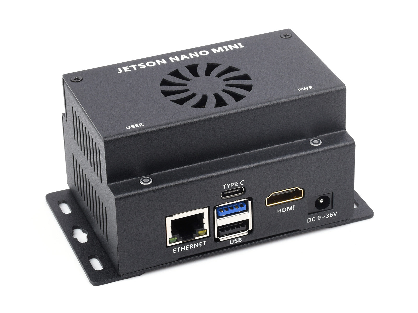 Versatile Jetson Nano-Compatible Mini-Computer with WiFi/4G Support and Multiple Interfaces