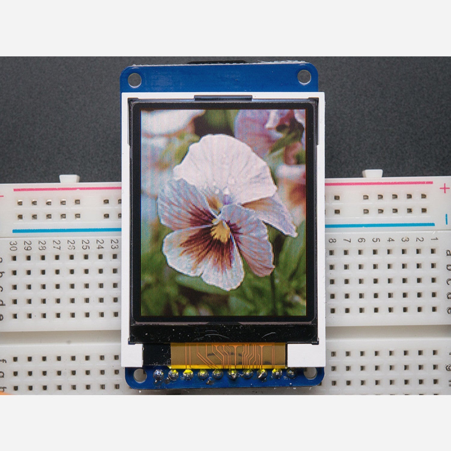 1.8-Inch Color TFT LCD Display with MicroSD Card Breakout and ST7735R Driver