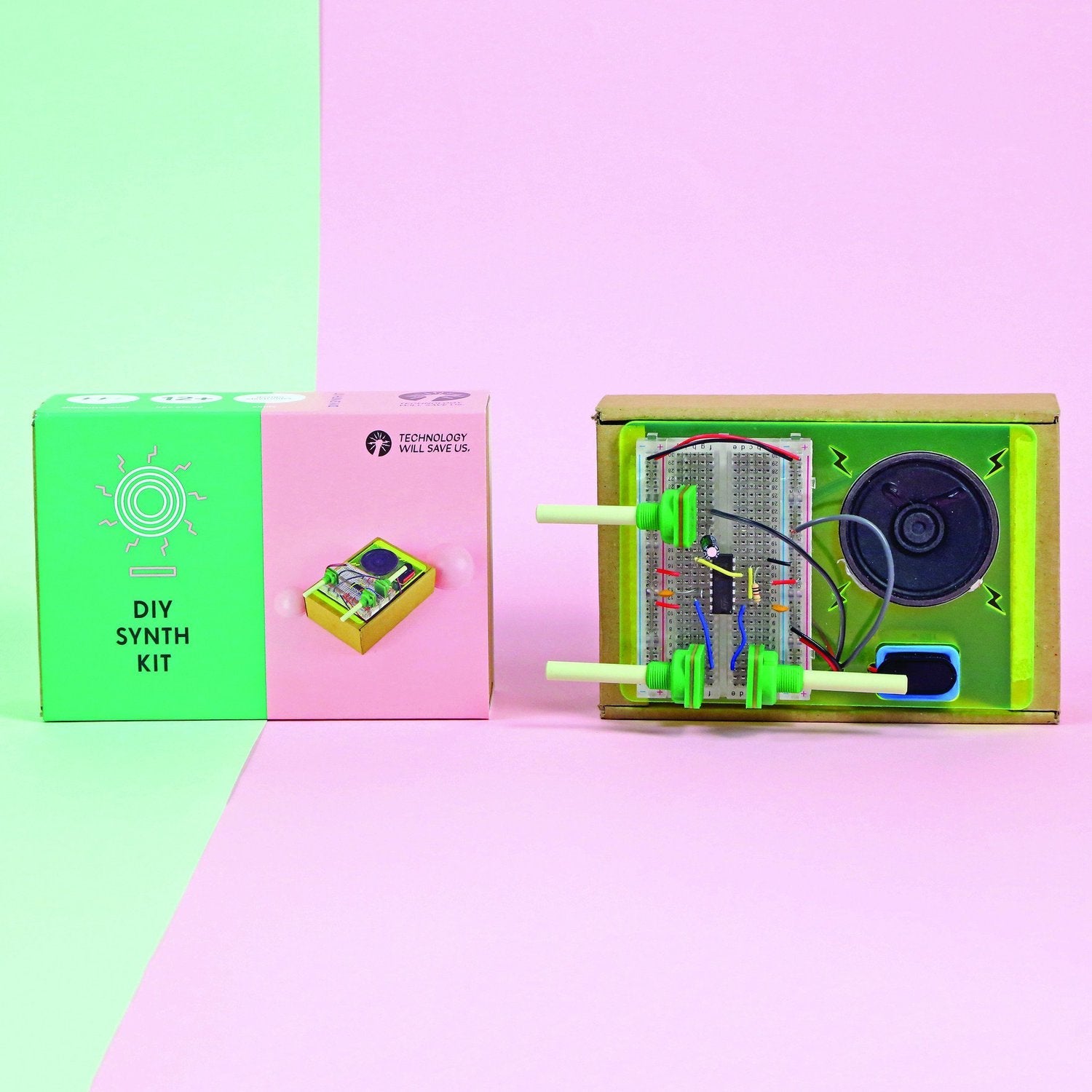 Do - It - Yourself Electronic Synthesizer Kit for Music - Loving Kids and Makers