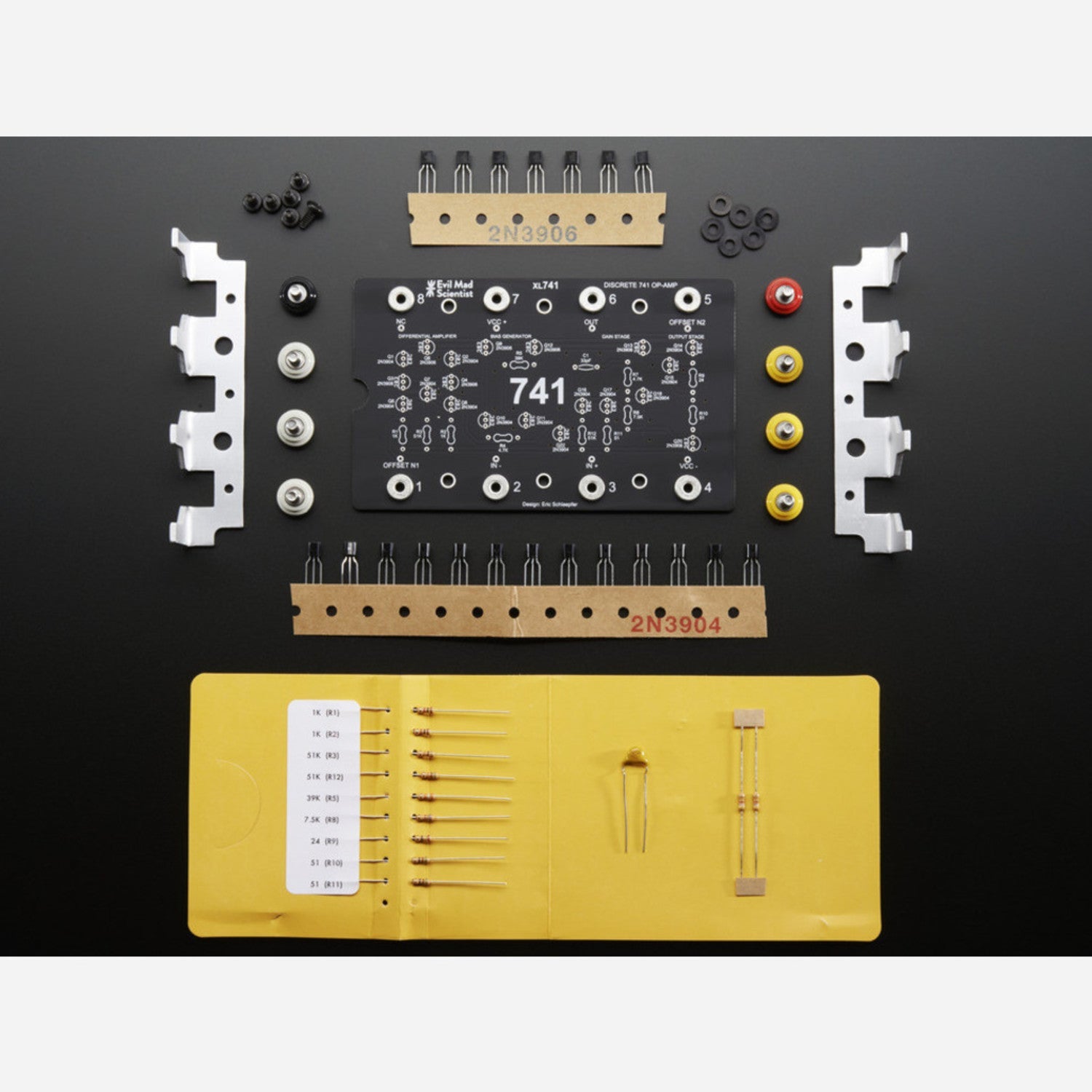 Evil Mad Scientist Labs XL741 Discrete Op-Amp Soldering Kit v2.0