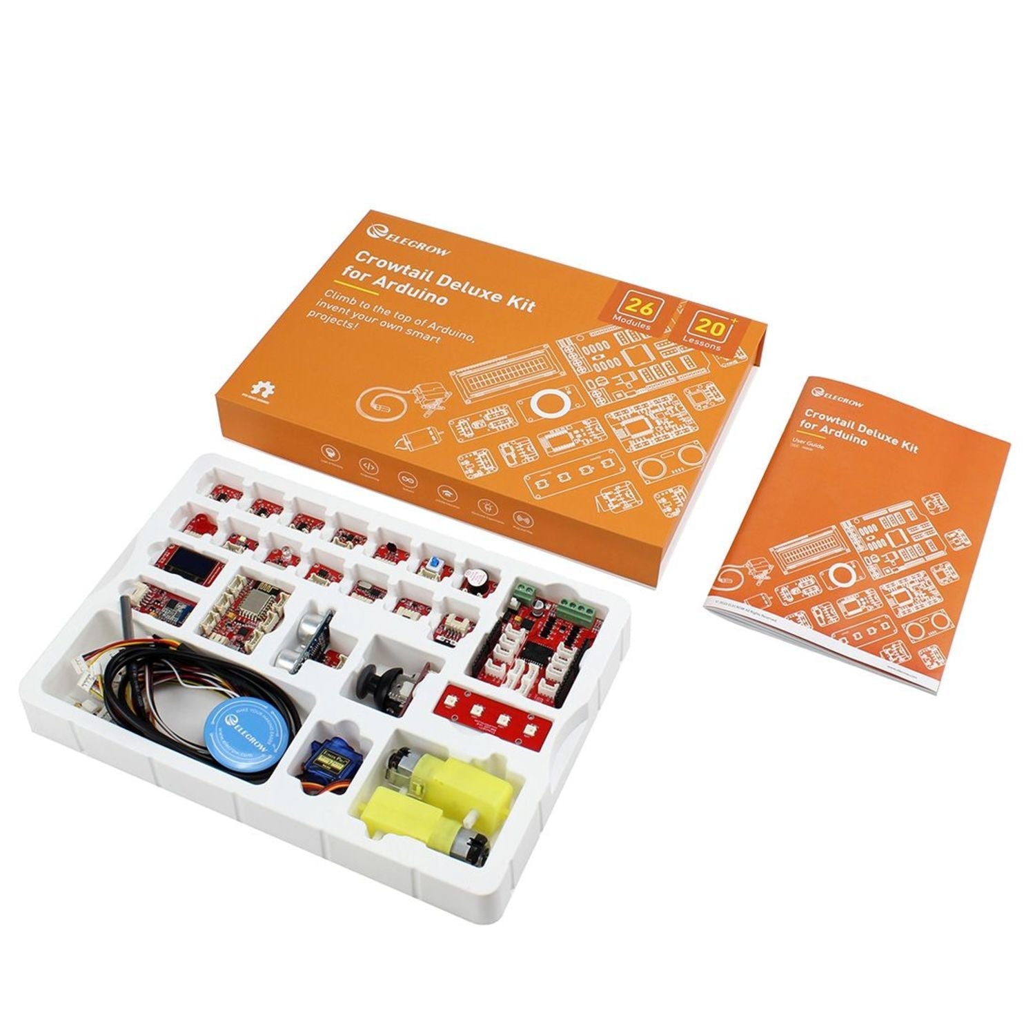 Crowtail Premium Deluxe Starter Kit for Arduino - Ideal for Advanced Learners