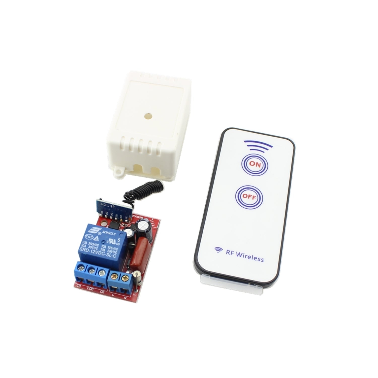 Single-Channel RF Wireless Remote Control Module for AC 110V - 220V Household Appliances