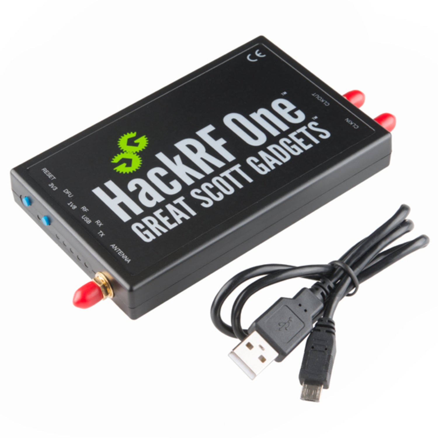 HackRF One: Open - source 1MHz - 6GHz Software Defined Radio Peripheral