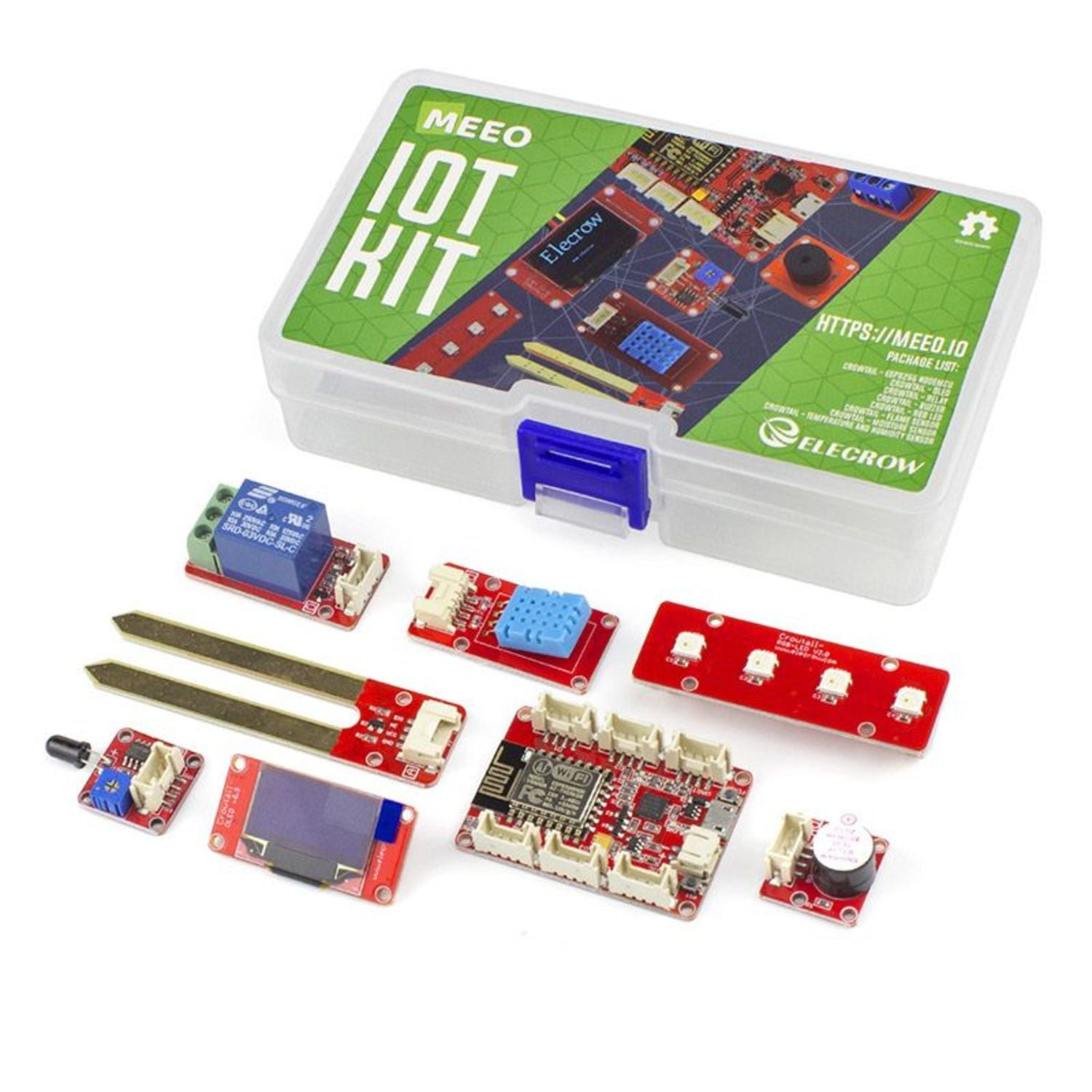 Crowtail Meeo IoT Kit - Ideal for Arduino Beginners to Explore IoT