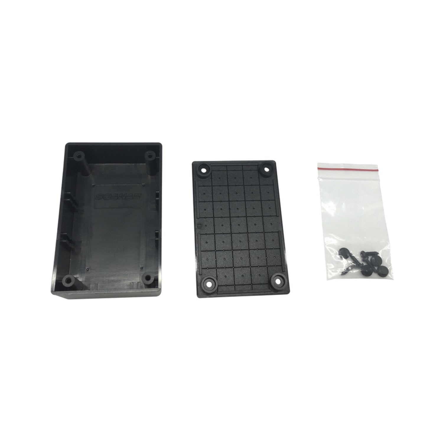 Black Jiffy Box - High - Quality ABS, 83 x 54 x 31mm