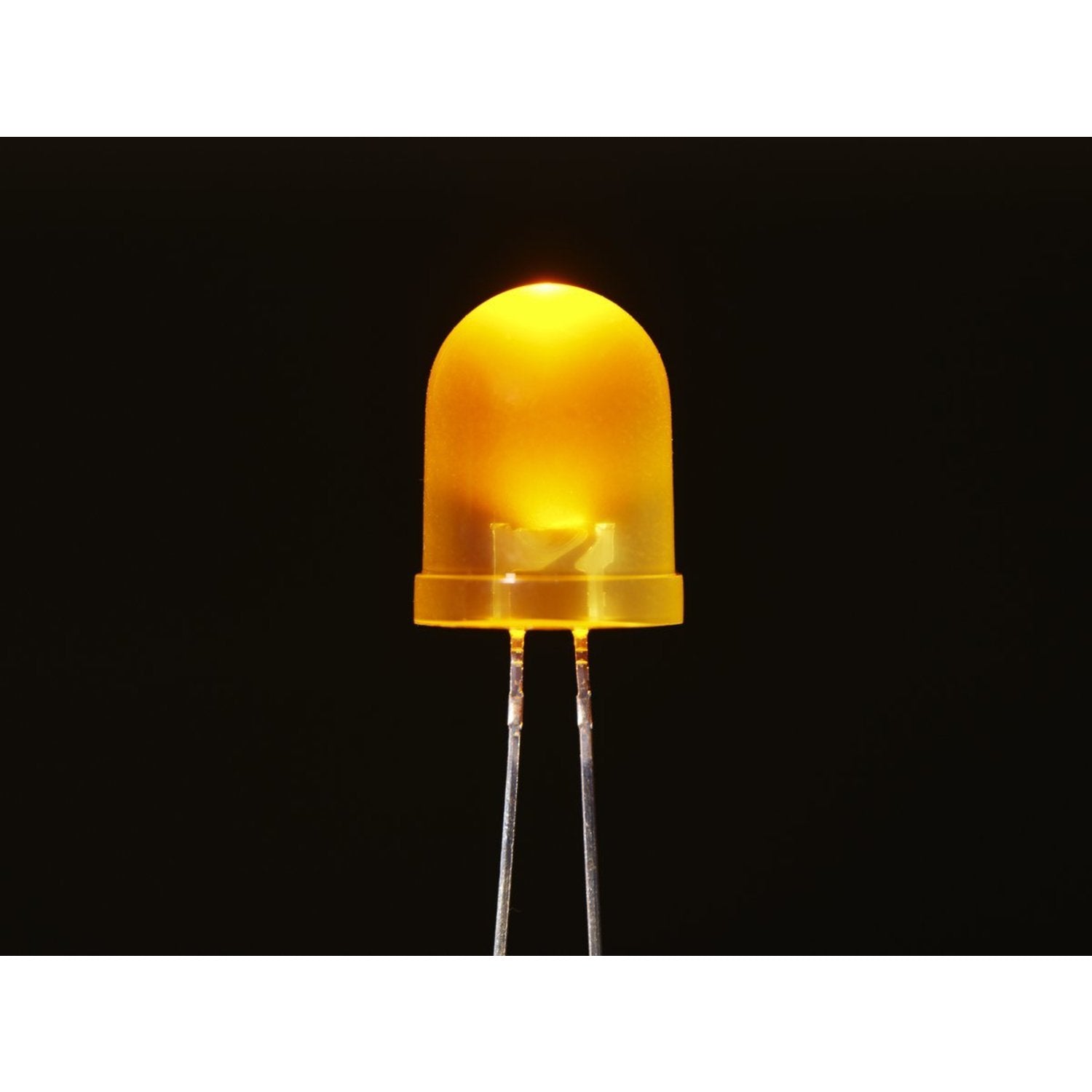 25-Pack 10mm Bright Diffused Yellow LEDs for Daytime Visibility