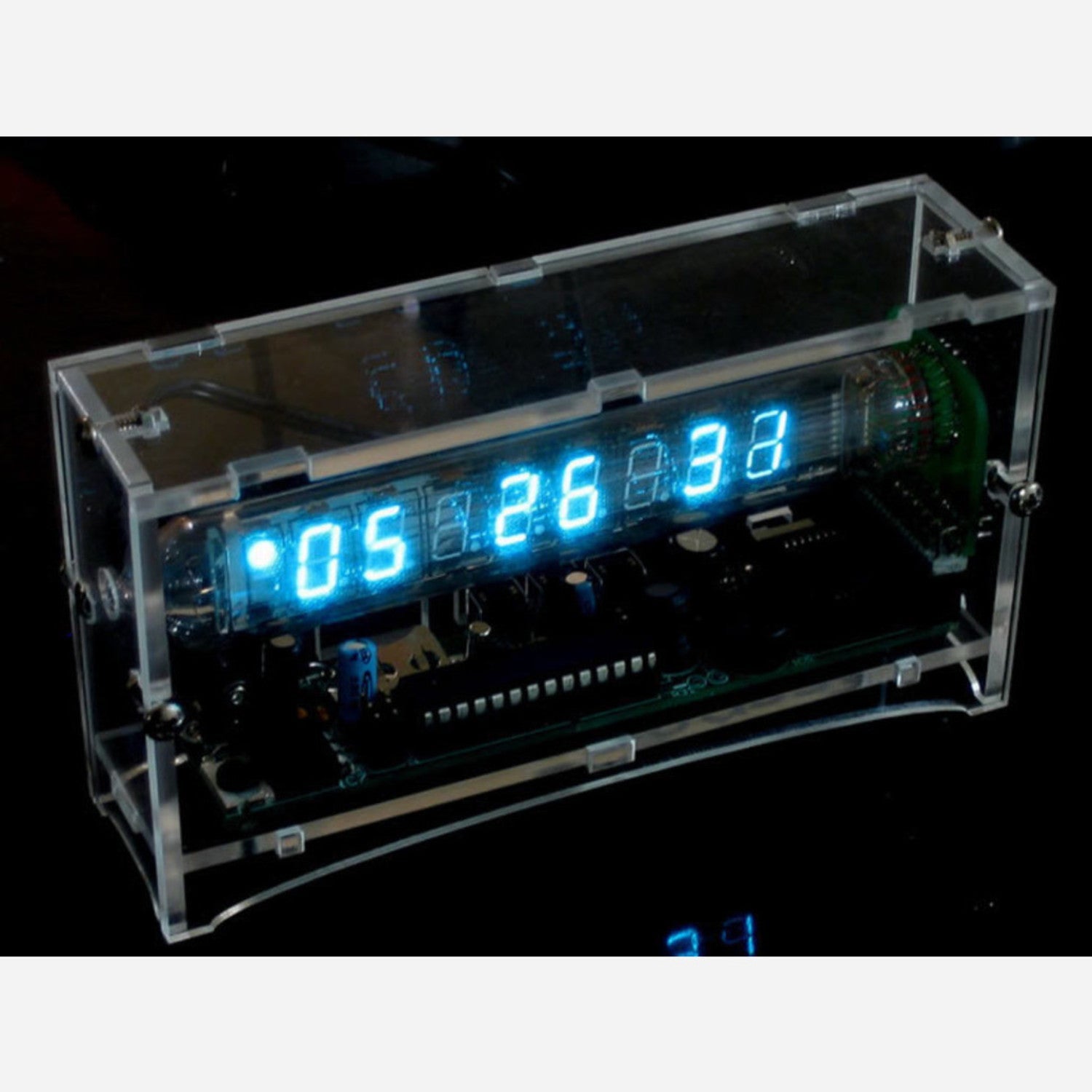 Vintage-Style Ice Tube Clock Kit [v1.1] with Multiple Features