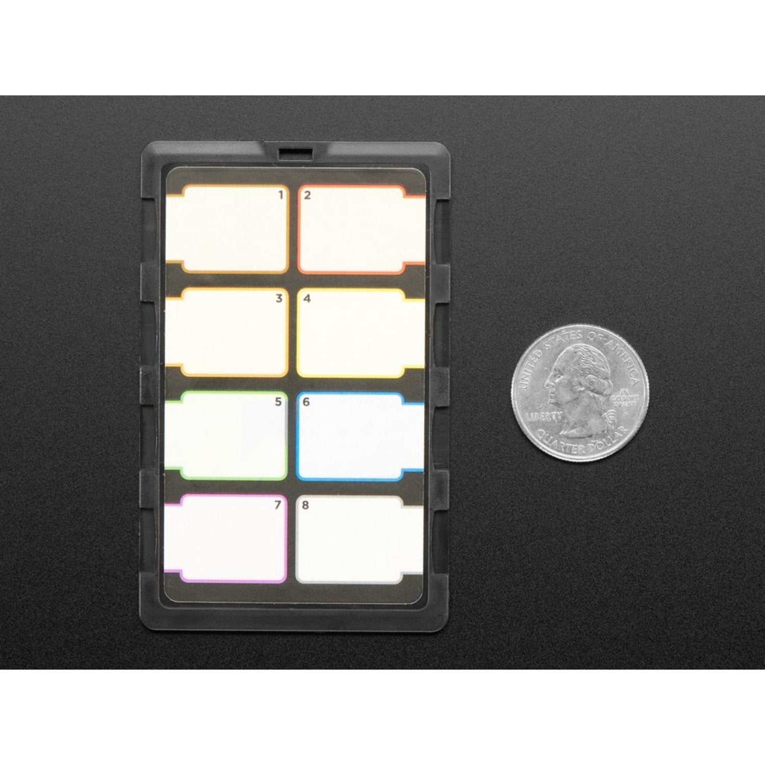 DiMeCard Super-Slim 8-Piece microSD Storage Card Holder