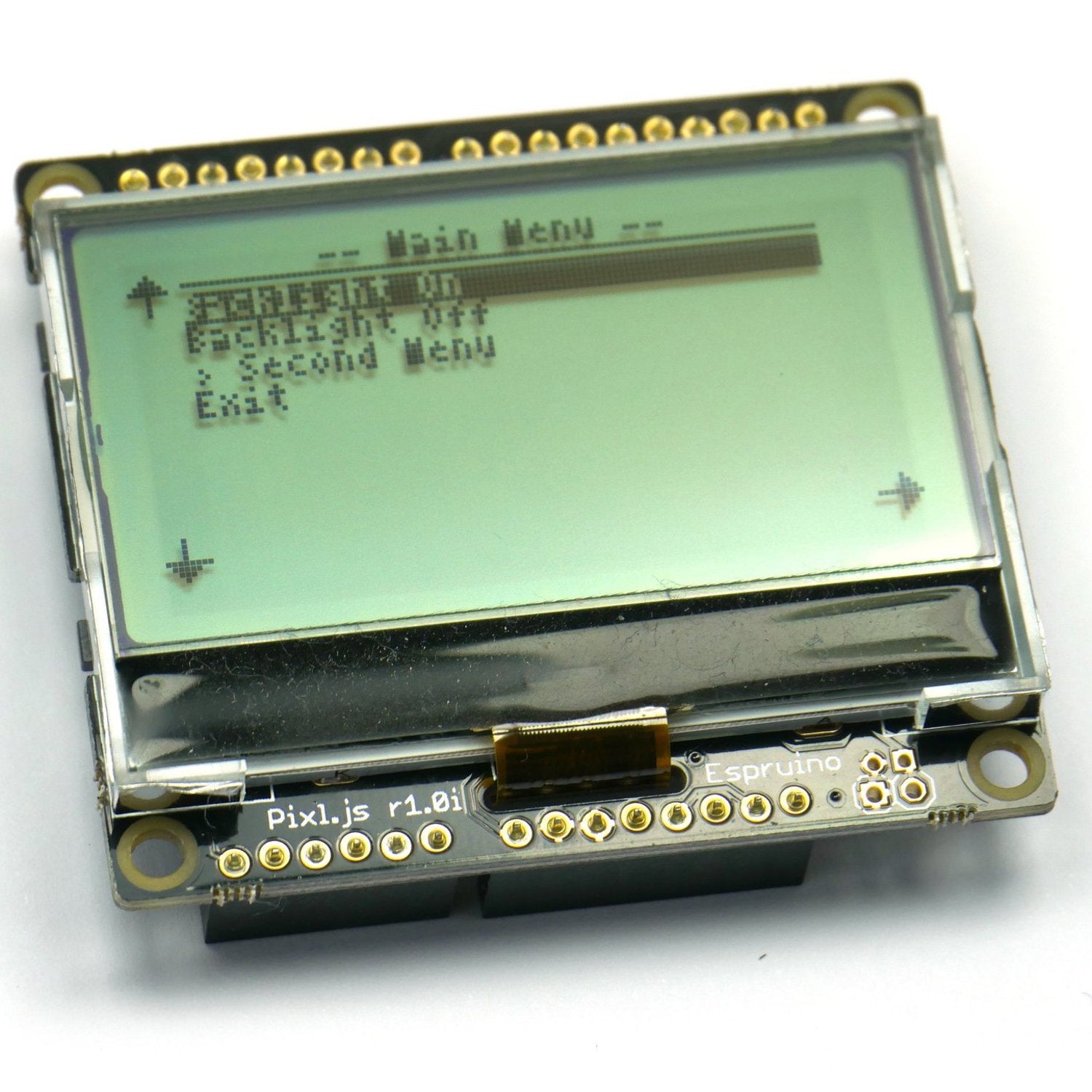 Espruino Pixl.js Smart LCD Device with Bluetooth LE Functionality