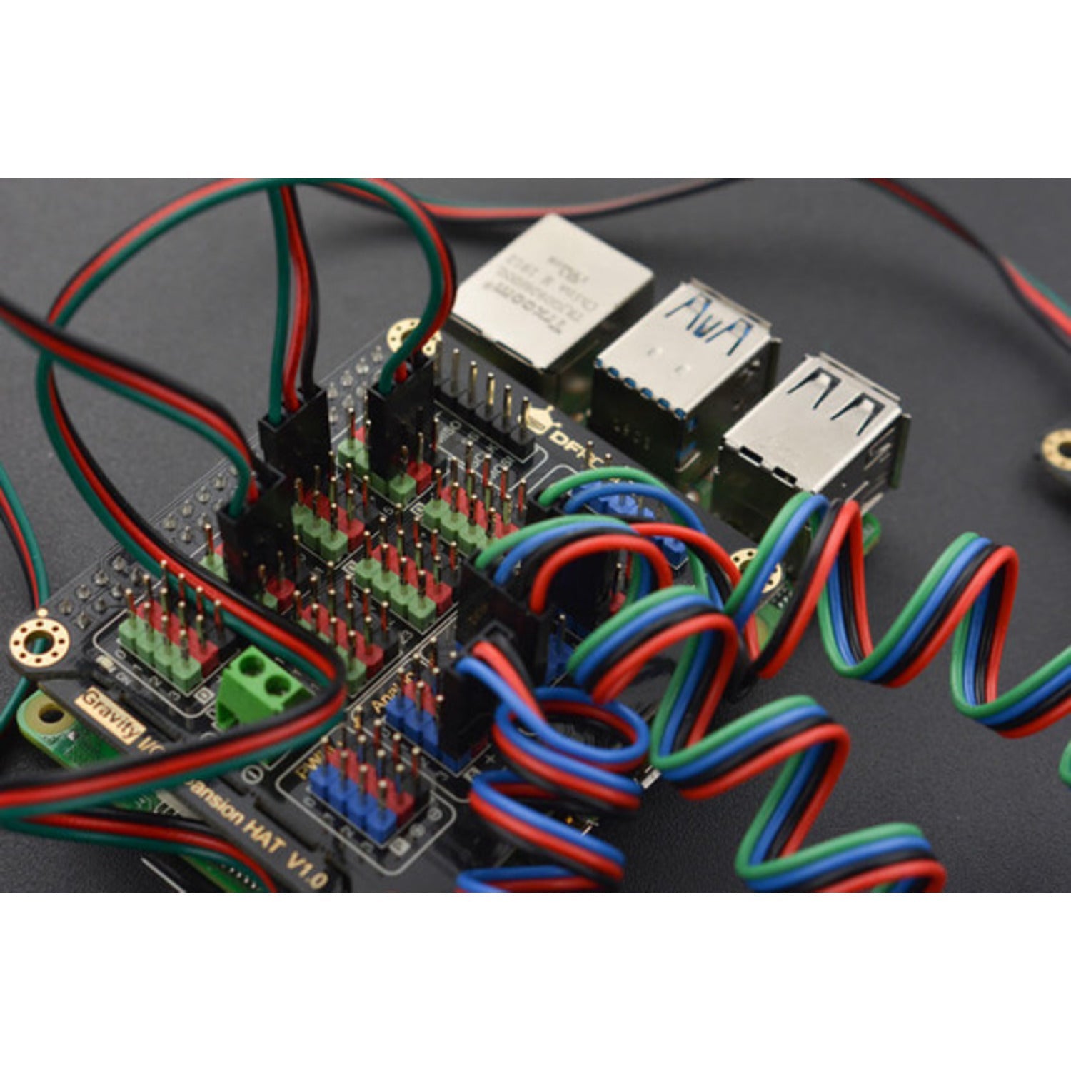 Raspberry Pi 4B/3B+ IO Expansion Hat - An Ideal Expansion Accessory for Your Raspberry Pi