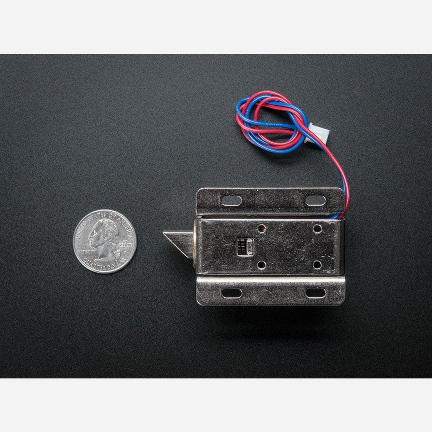 Powerful 12VDC Lock-style Solenoid for Cabinets, Safes, and Doors