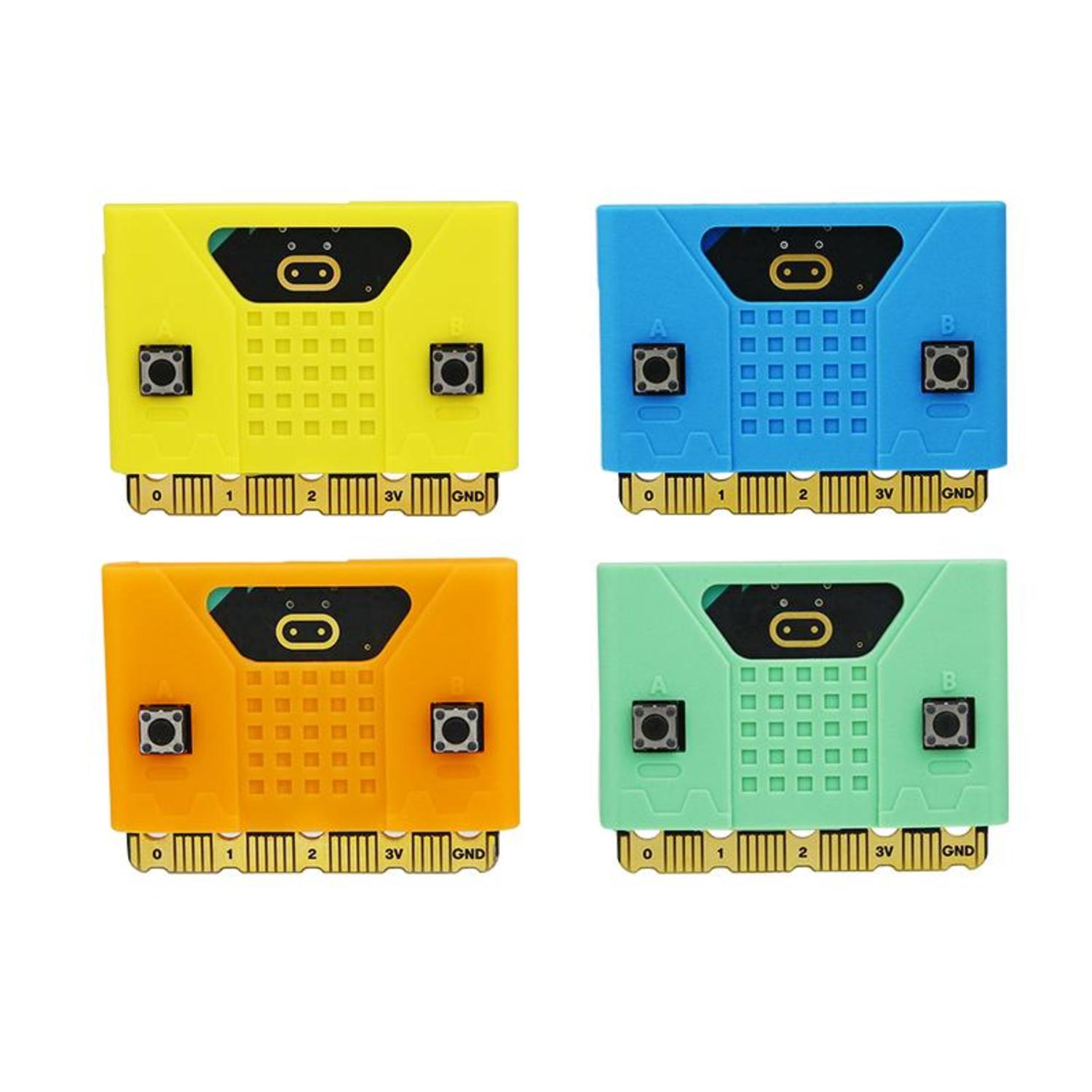 High - Quality Yellow Silicone Protective Case for Micro:bit V1.5 and V2 Boards
