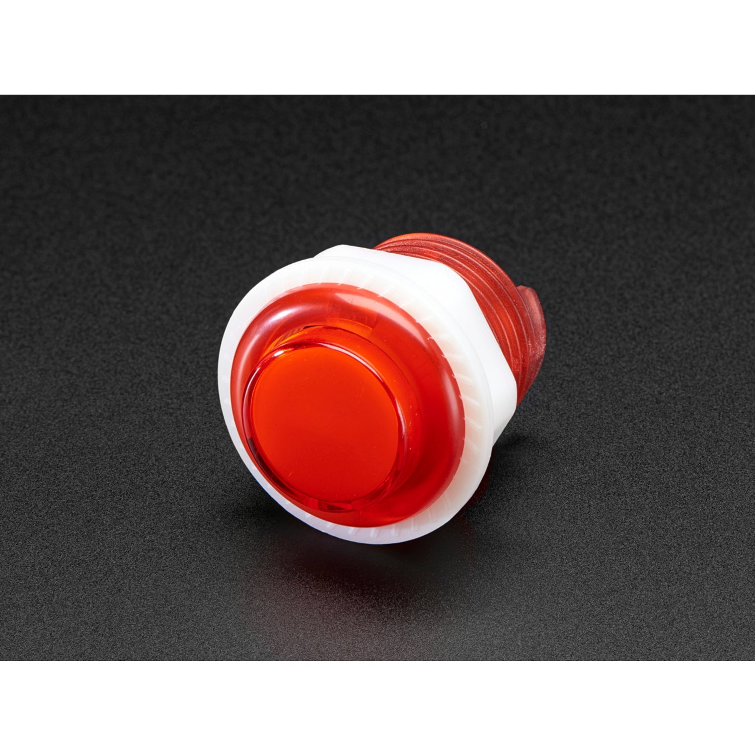 24mm Translucent Red Miniature LED Arcade Control Button