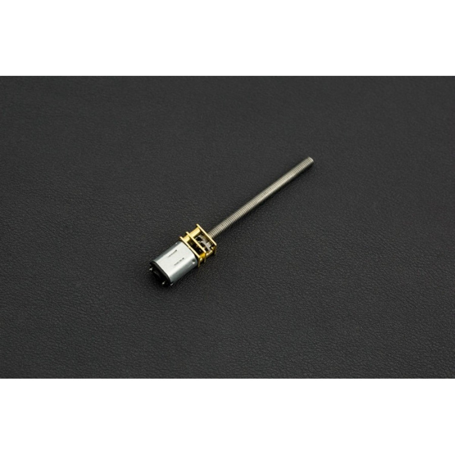 Micro Metal Direct Current Geared Motor with Lead Screw - 6 Volts, 150 Revolutions Per Minute, M4*55 Threaded Rod