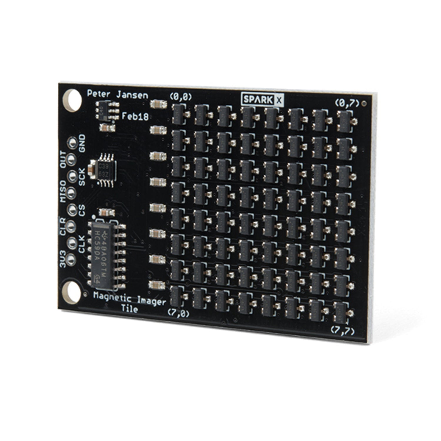 8x8 High - Performance Magnetic Imaging Tile for Real - Time Magnetic Field Visualization