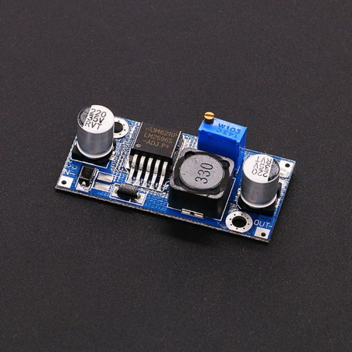 LM2596 DC to DC Step - Down Module: 3 - 40V Input, 1.5 - 35V Output, 3A Max