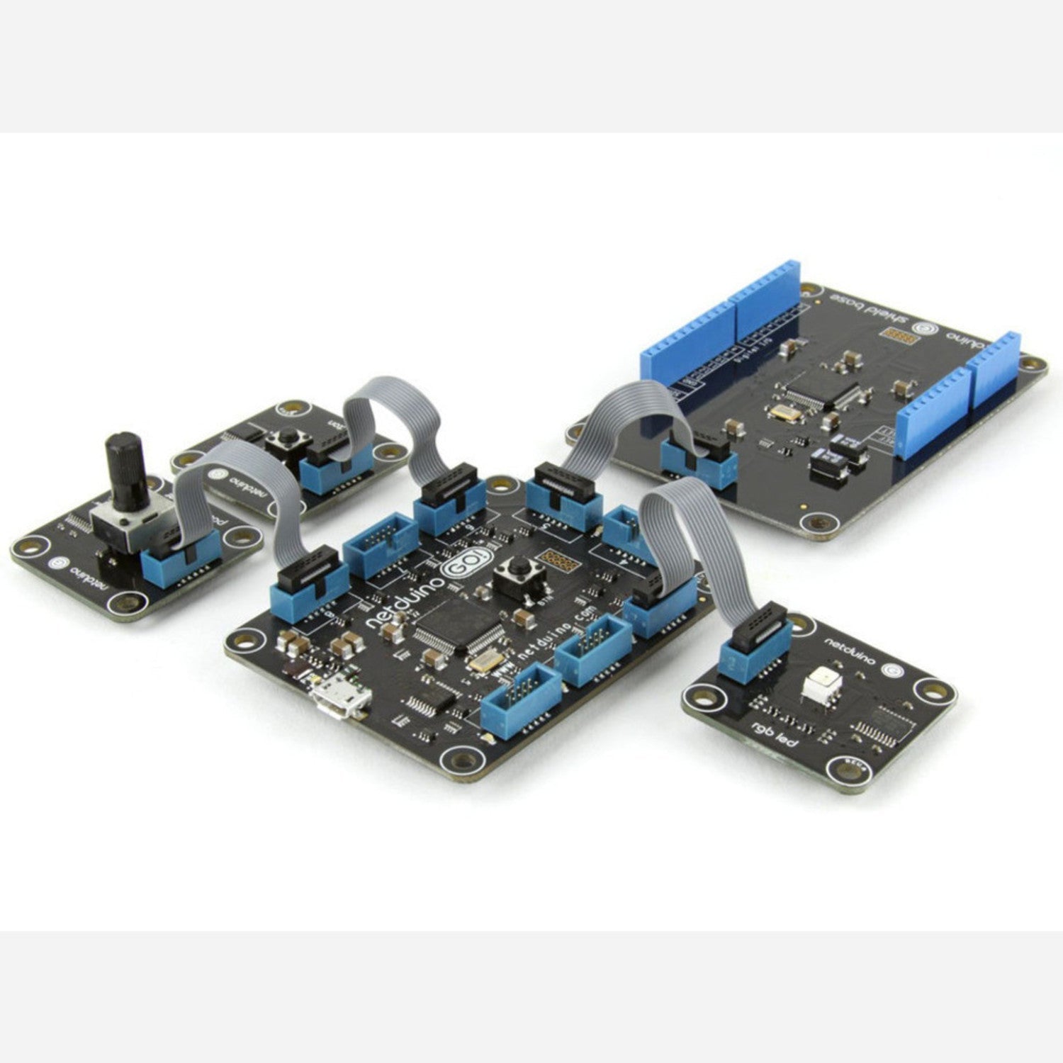 Netduino Go! Starter Pack - A Modular .NET Microcontroller Package for Easy Start