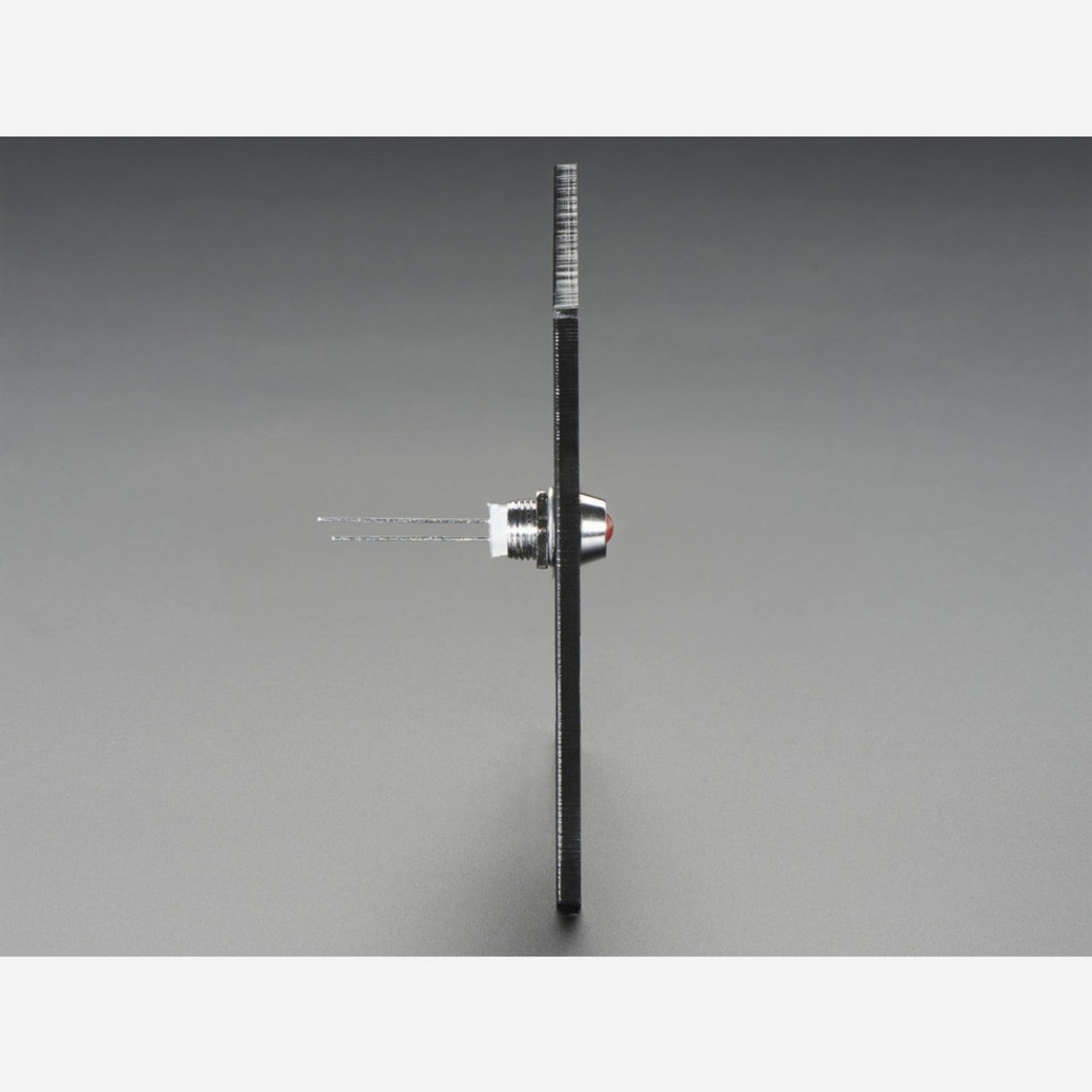 Pack of 5 - 5mm Chromed Metal Narrow Bevel LED Holders for LED Installation