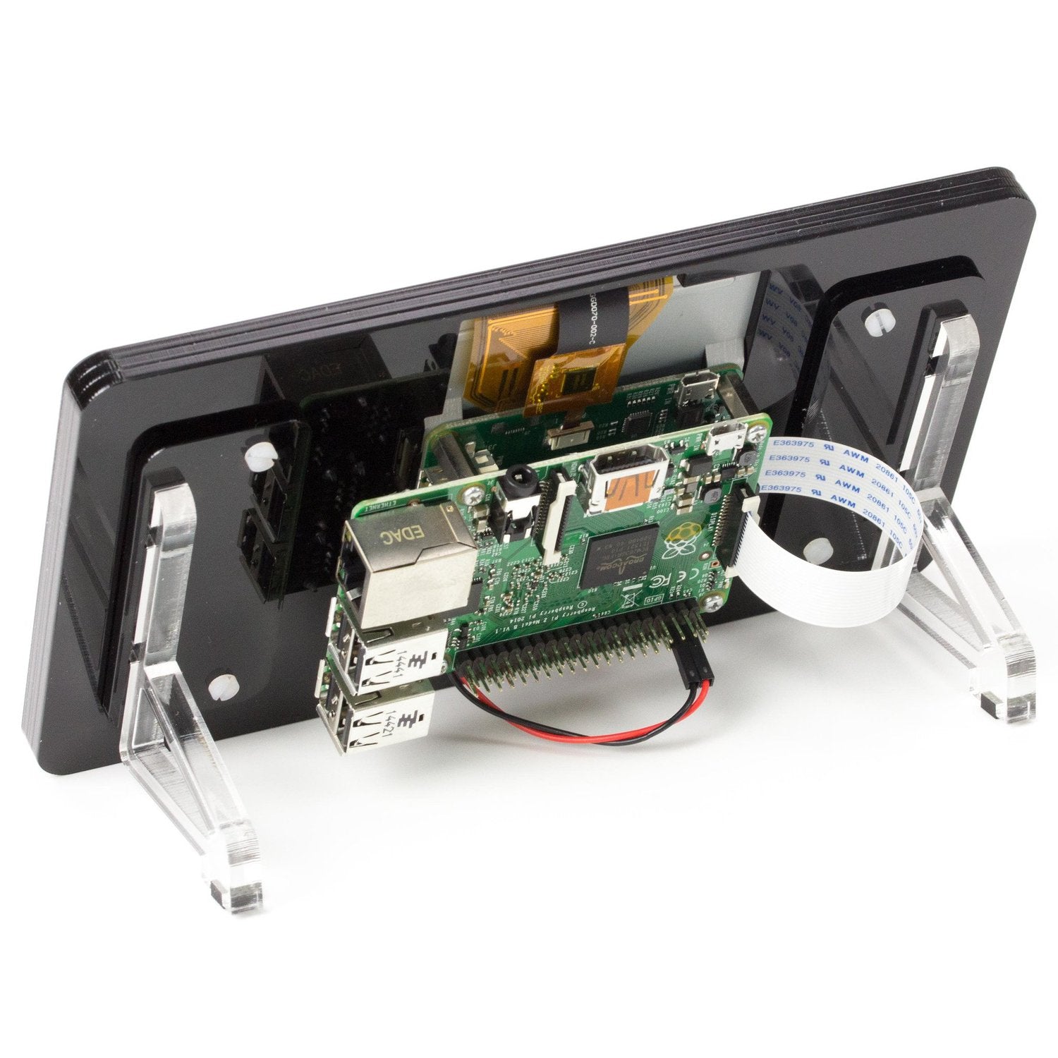 Pibow Jade Colored Touchscreen Frame for 7-Inch Raspberry Pi
