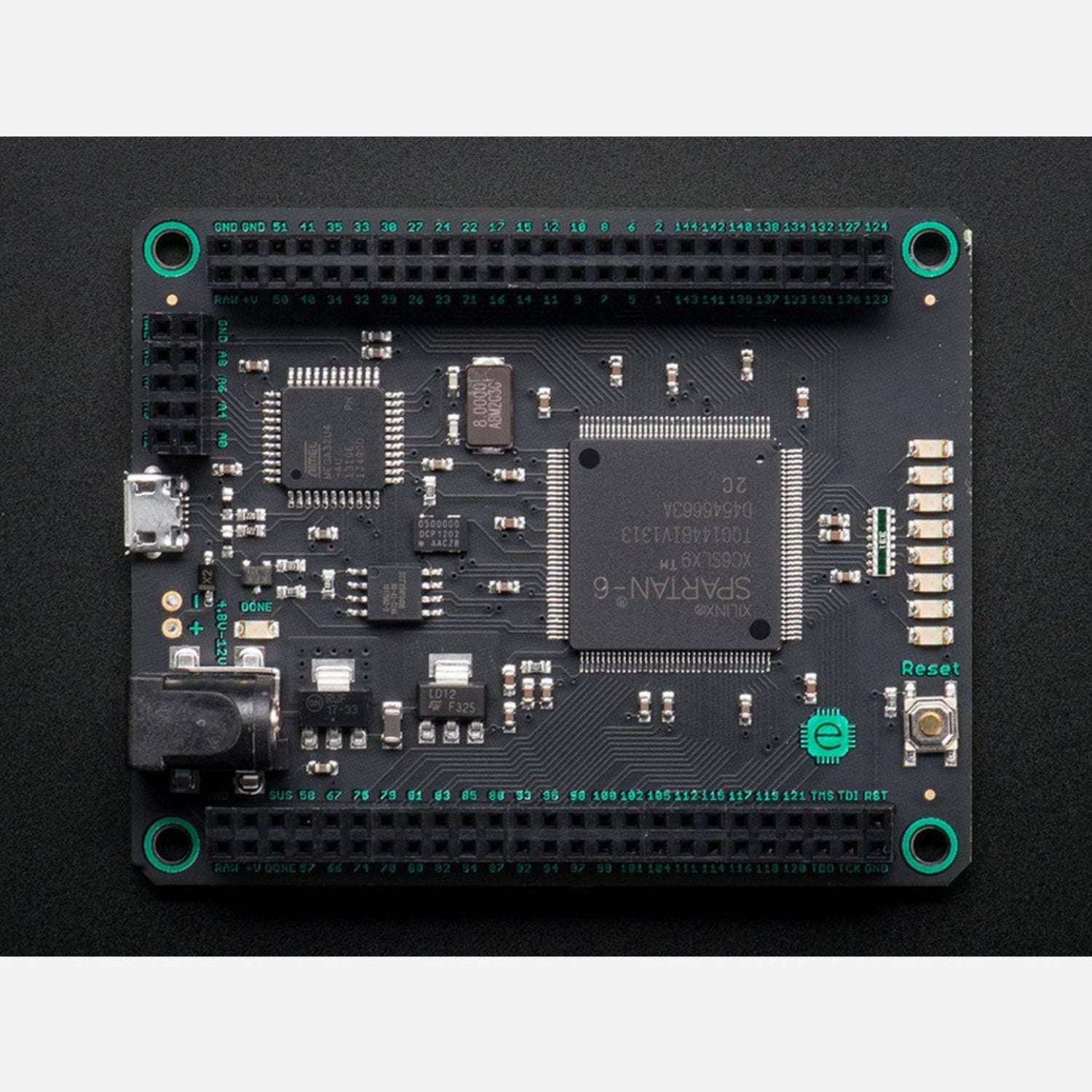 Easy-to-Use Mojo Spartan 6 XC6SLX9 FPGA Development Board